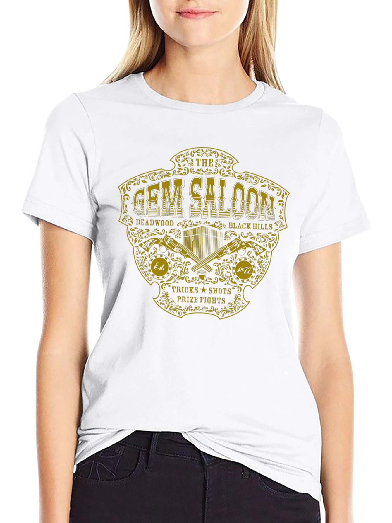 Gem Saloon Black T-Shirt