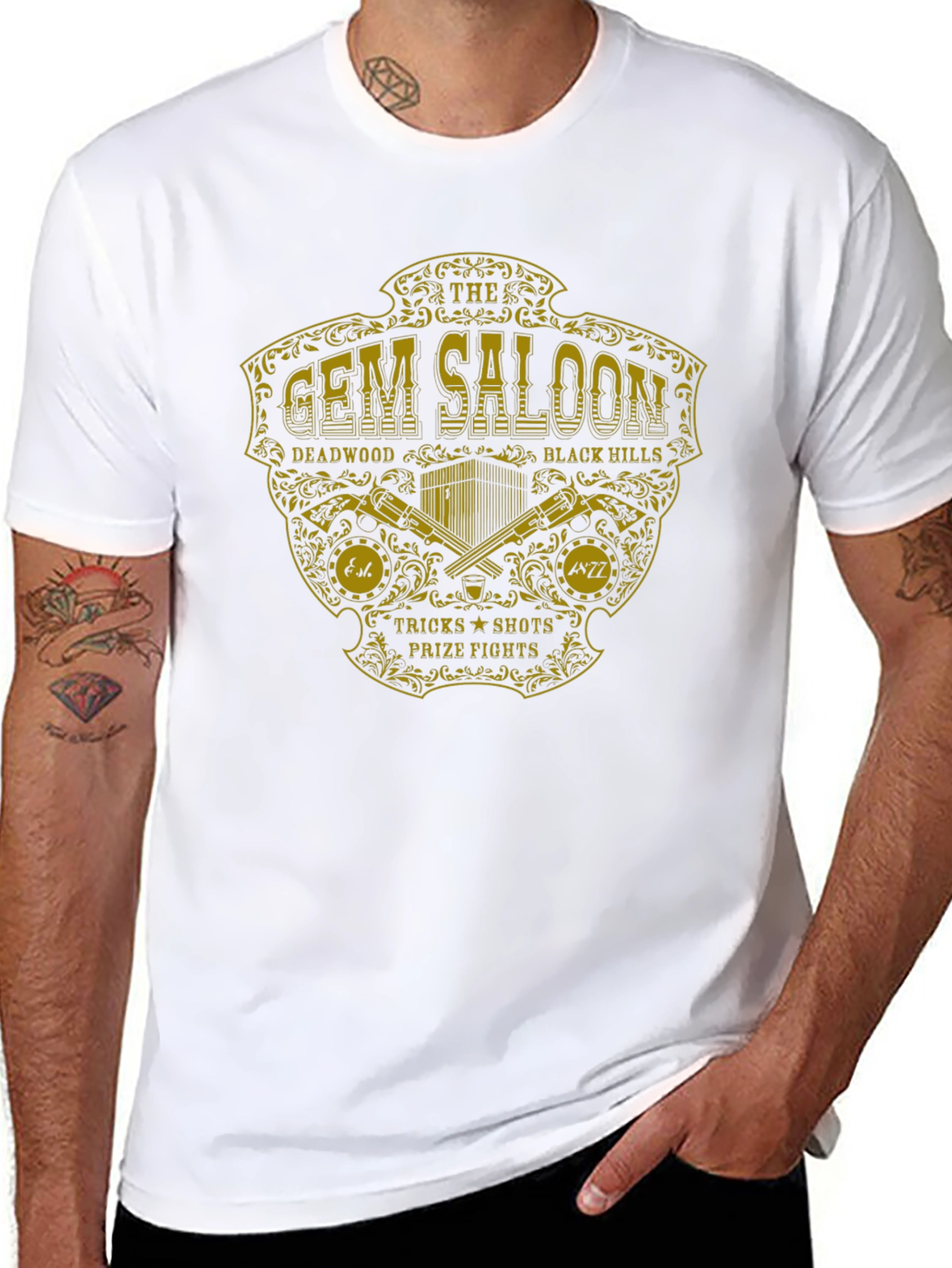 Gem Saloon Black T-Shirt