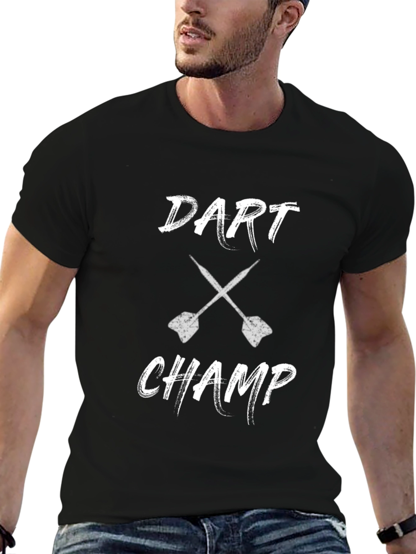 Dart Champ Black Graphic Tee
