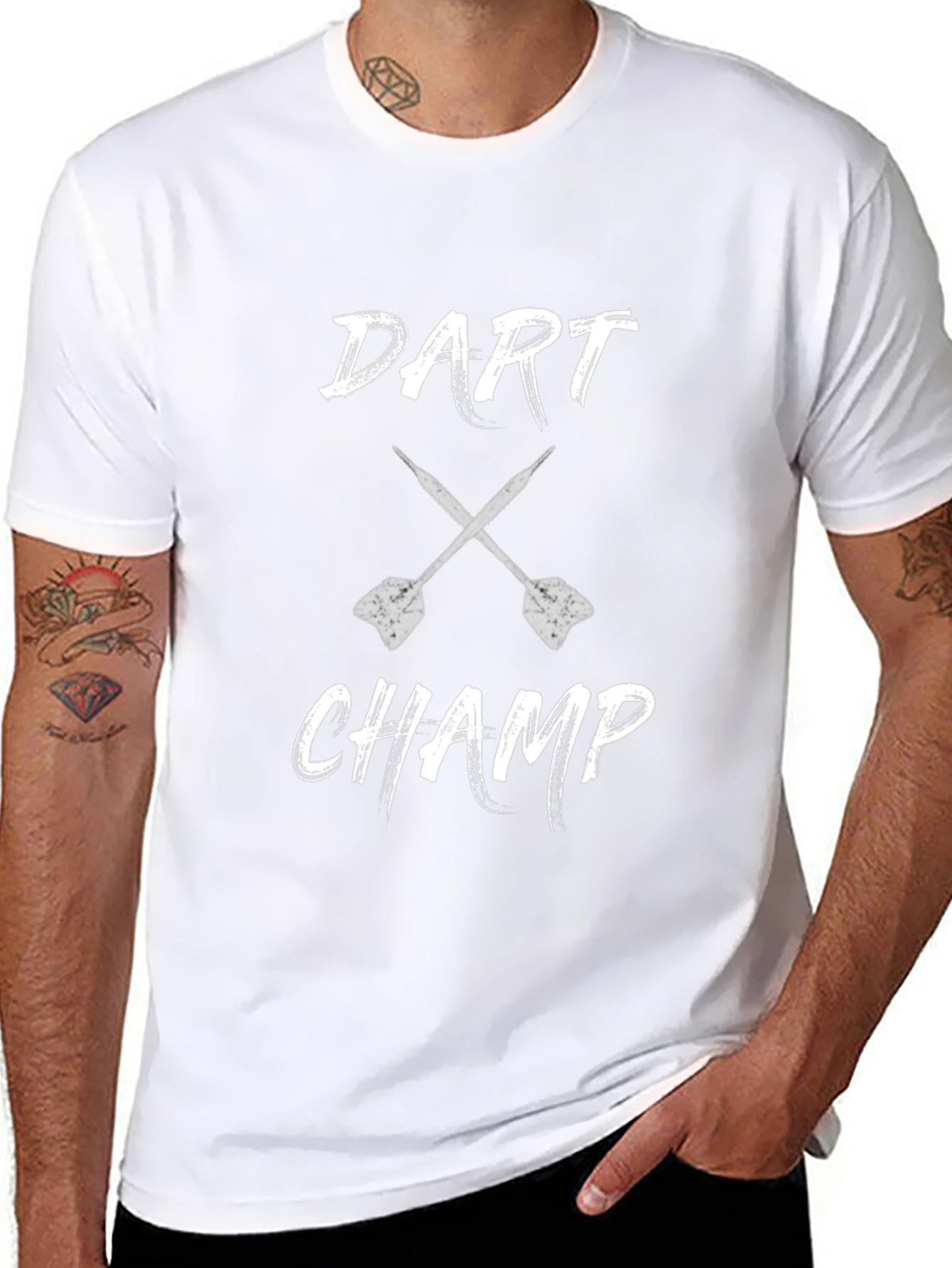 Dart Champ Black Graphic Tee