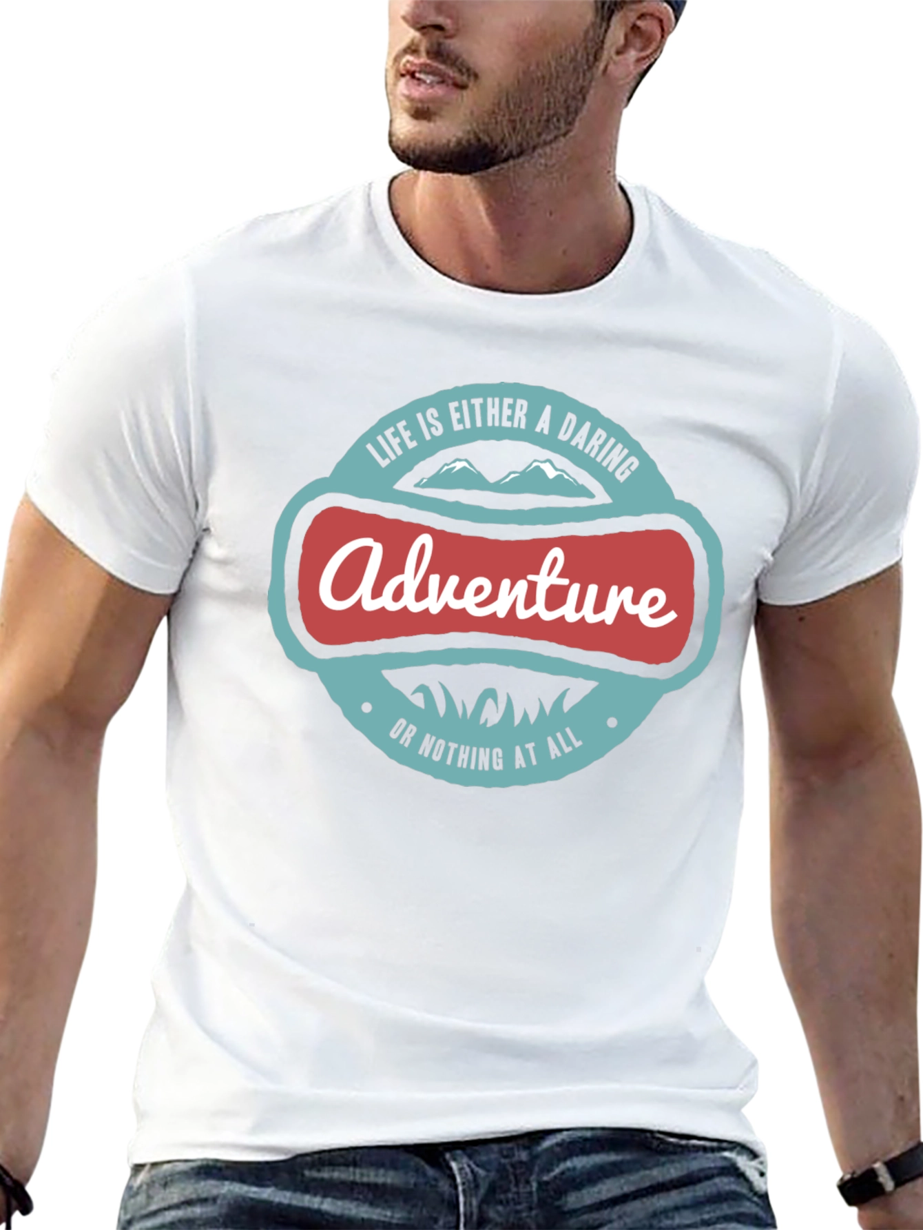 Adventure Awaits Graphic Tee - Daring Life T-Shirt