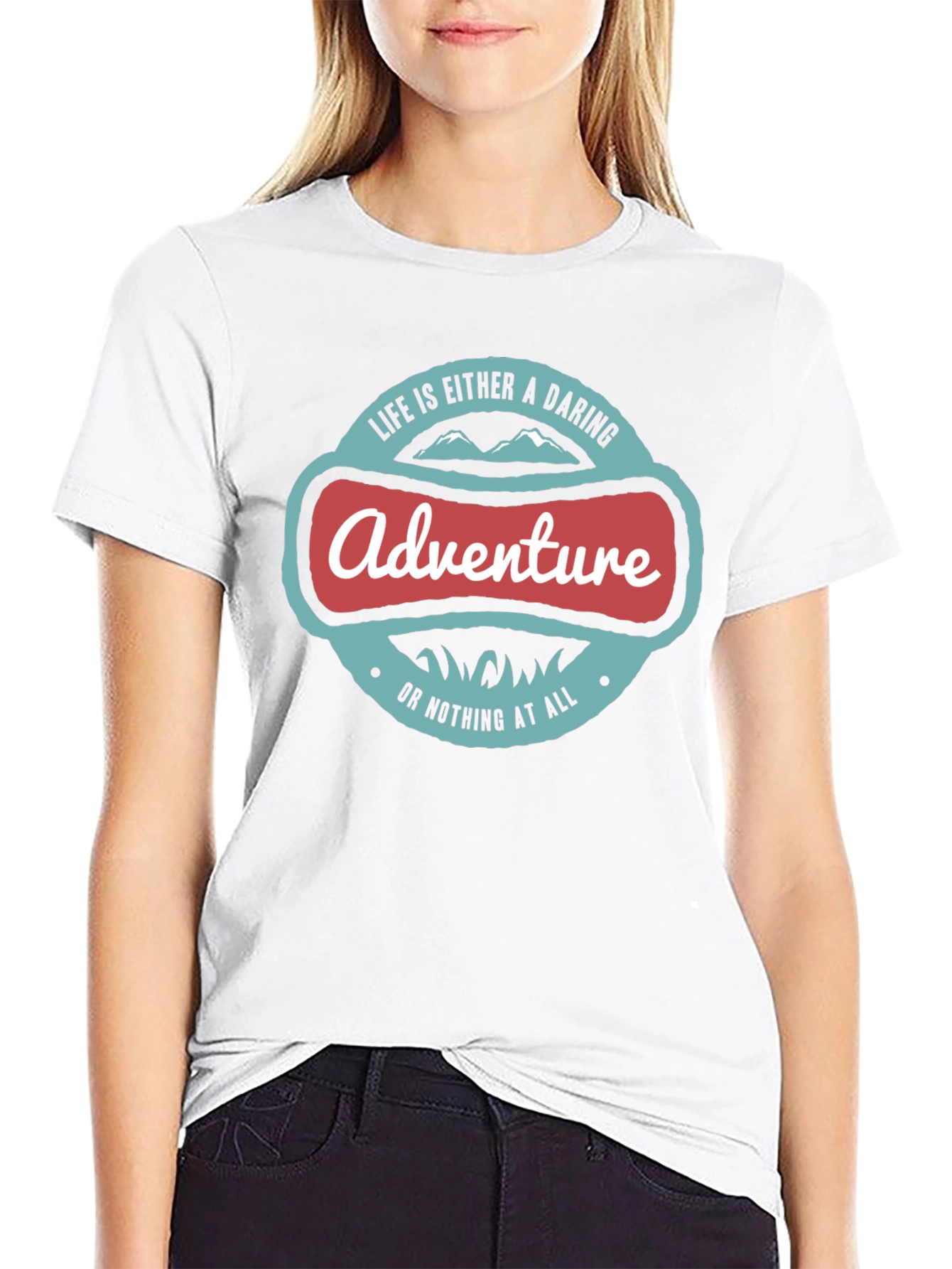 Adventure Awaits Graphic Tee - Daring Life T-Shirt