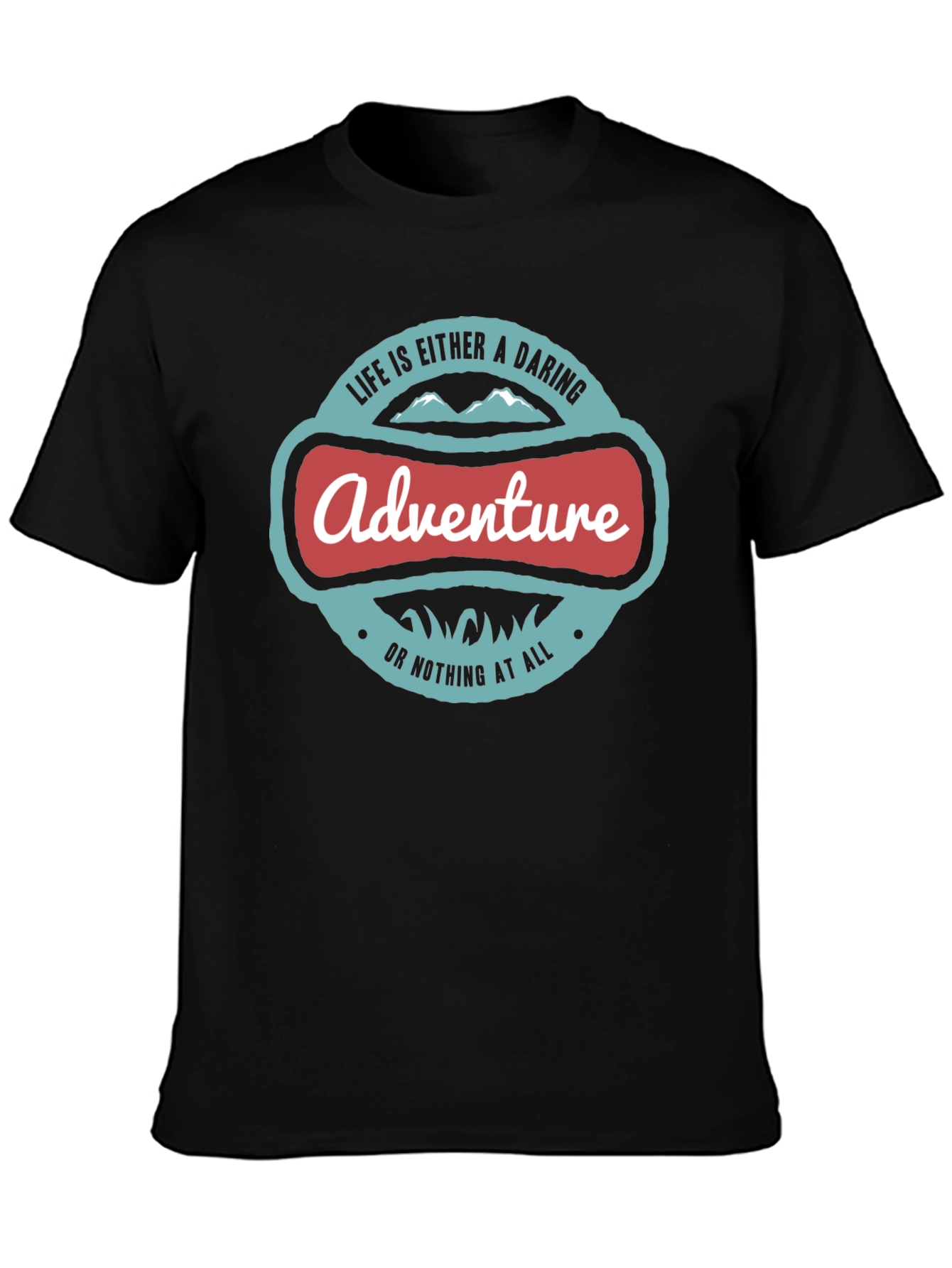 Adventure Awaits Graphic Tee - Daring Life T-Shirt