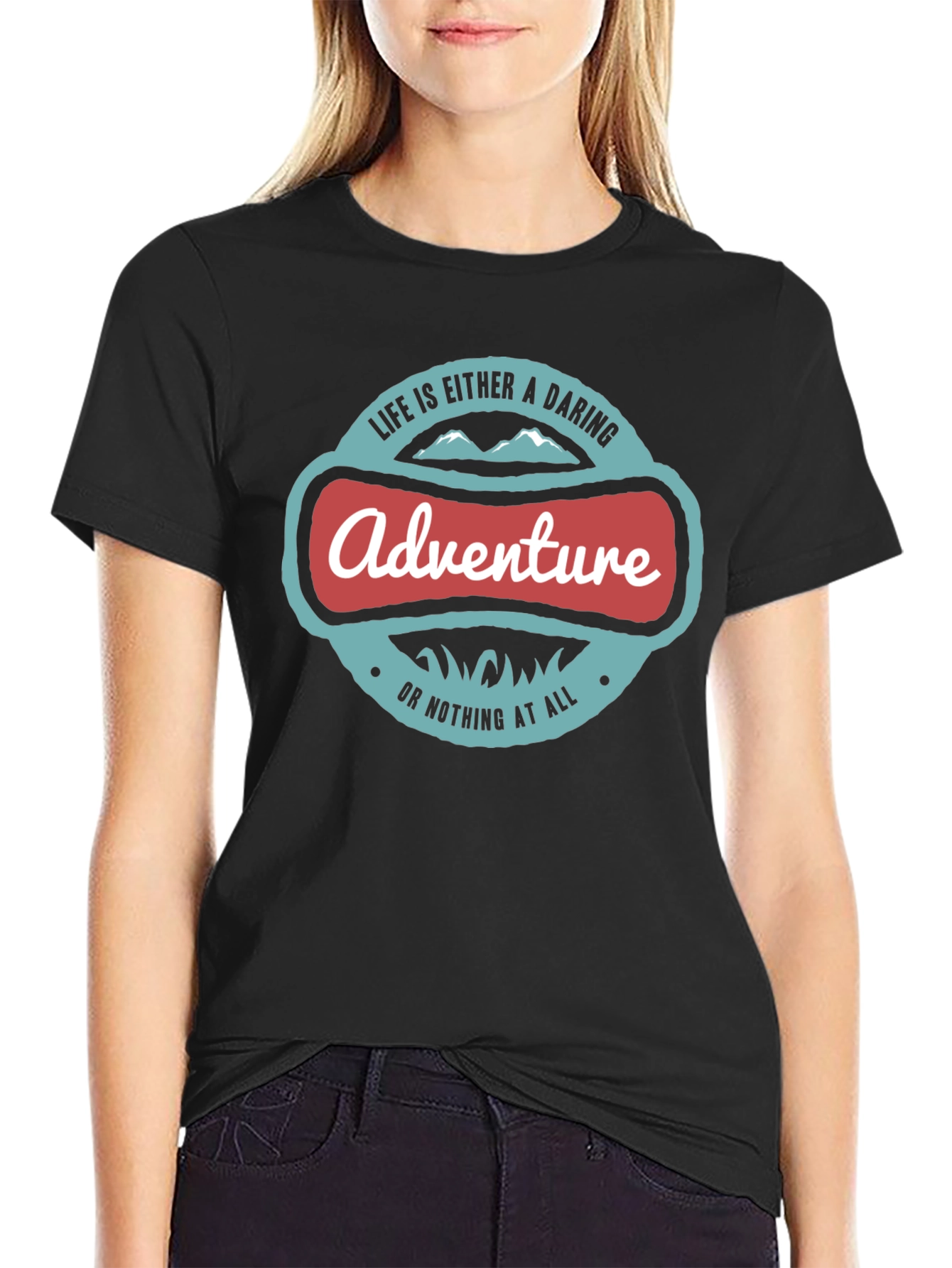 Adventure Awaits Graphic Tee - Daring Life T-Shirt