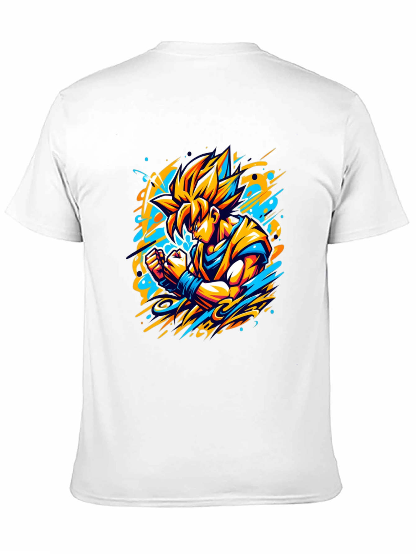 Goku Super Saiyan Anime Graphic Black T-Shirt