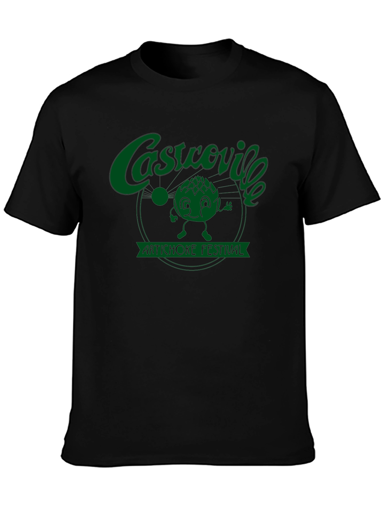 Castroville Artichoke Festival Black T-Shirt