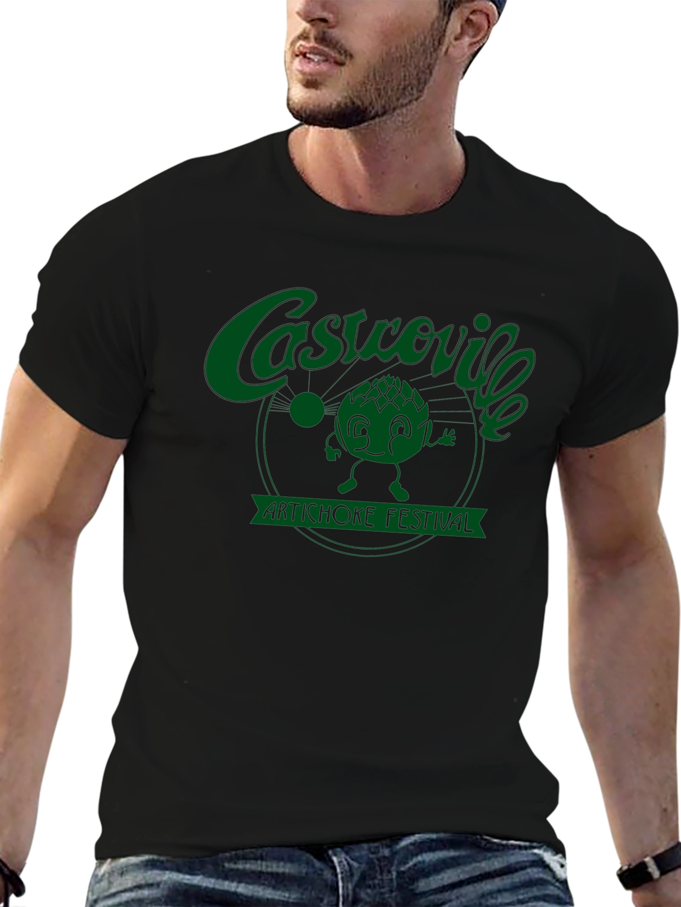 Castroville Artichoke Festival Black T-Shirt