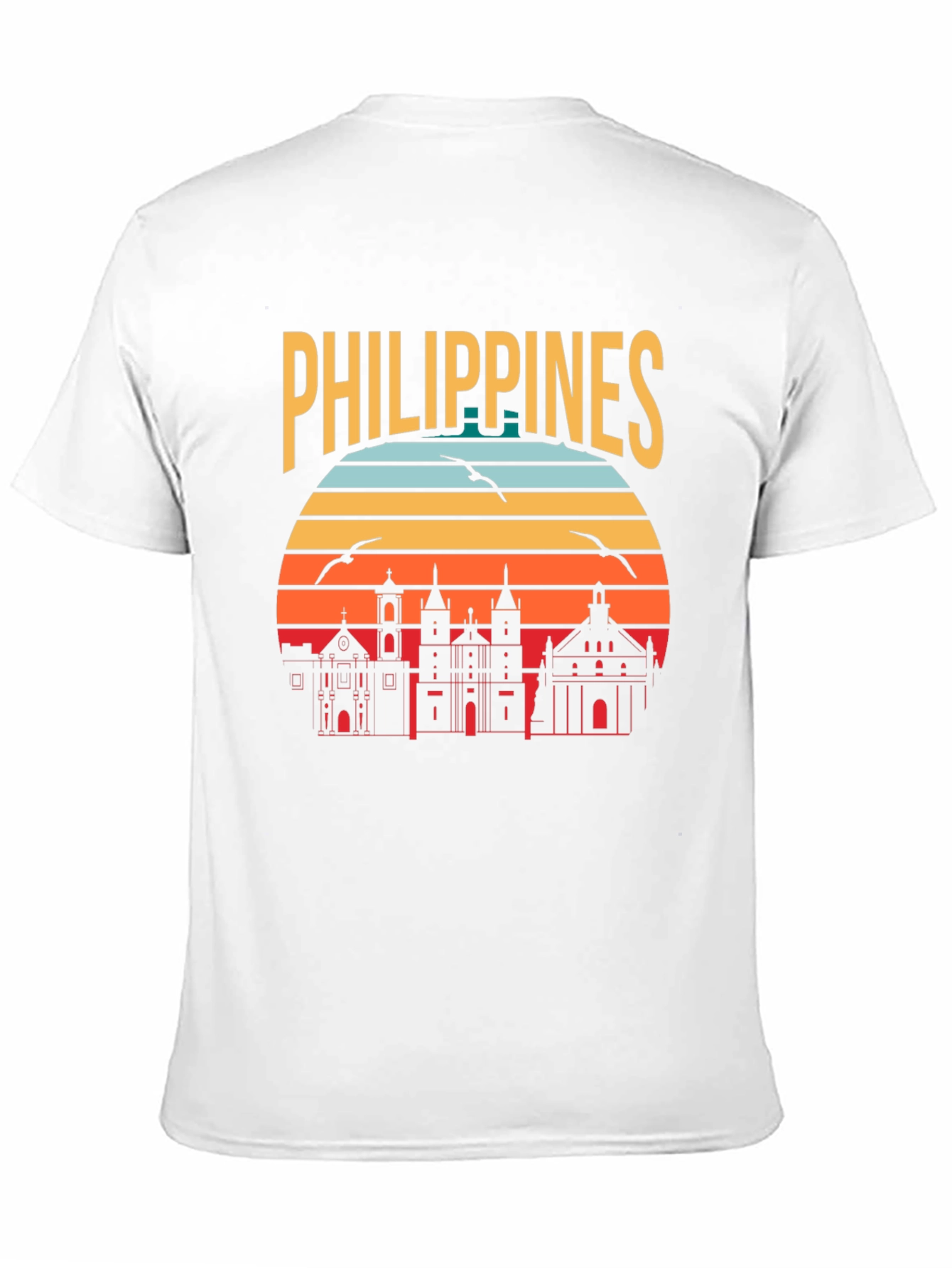 Philippines Retro Skyline T-Shirt