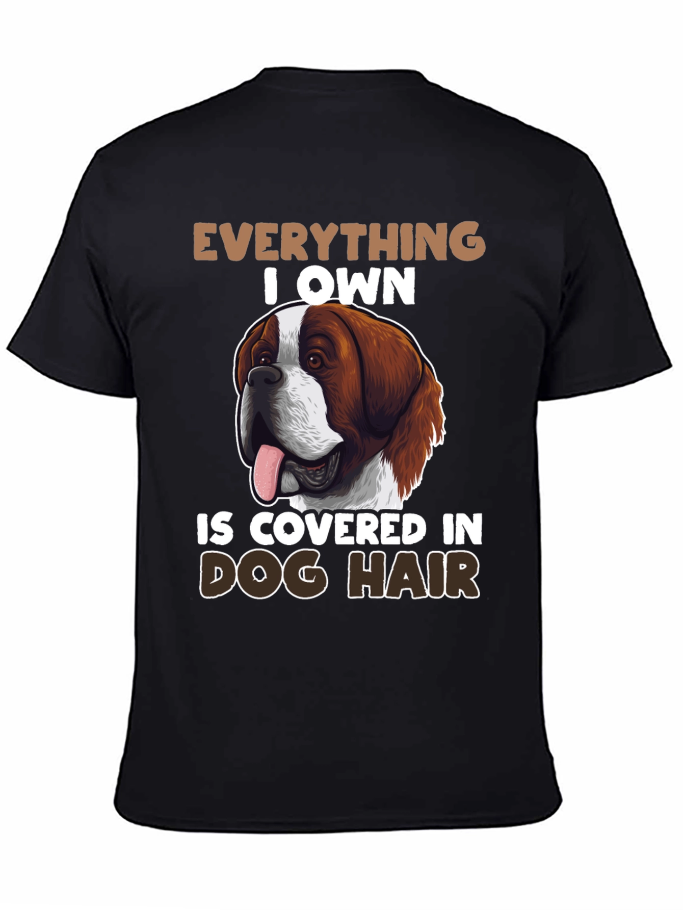 Dog Hair Saint Bernard T-Shirt
