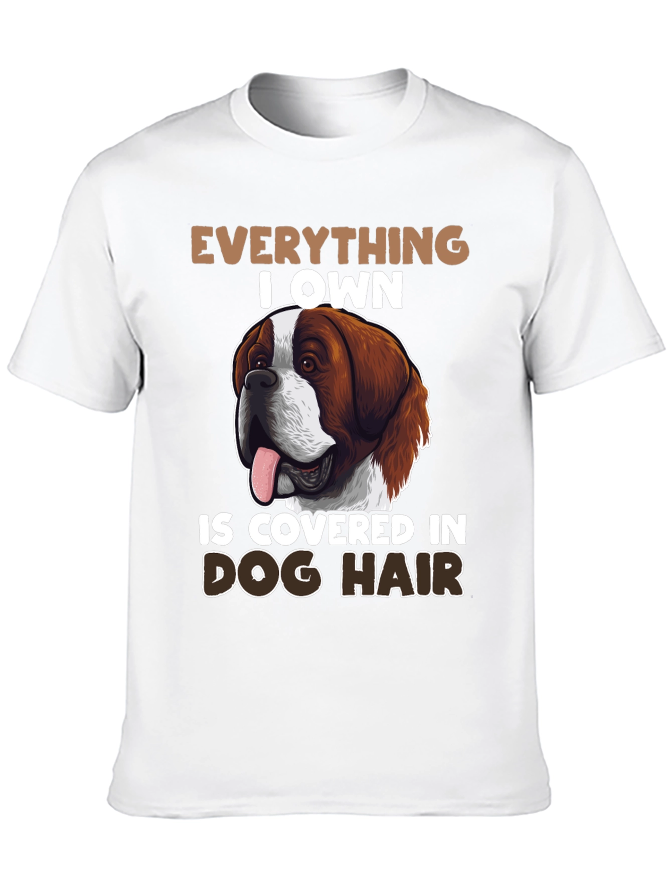 Dog Hair Saint Bernard T-Shirt