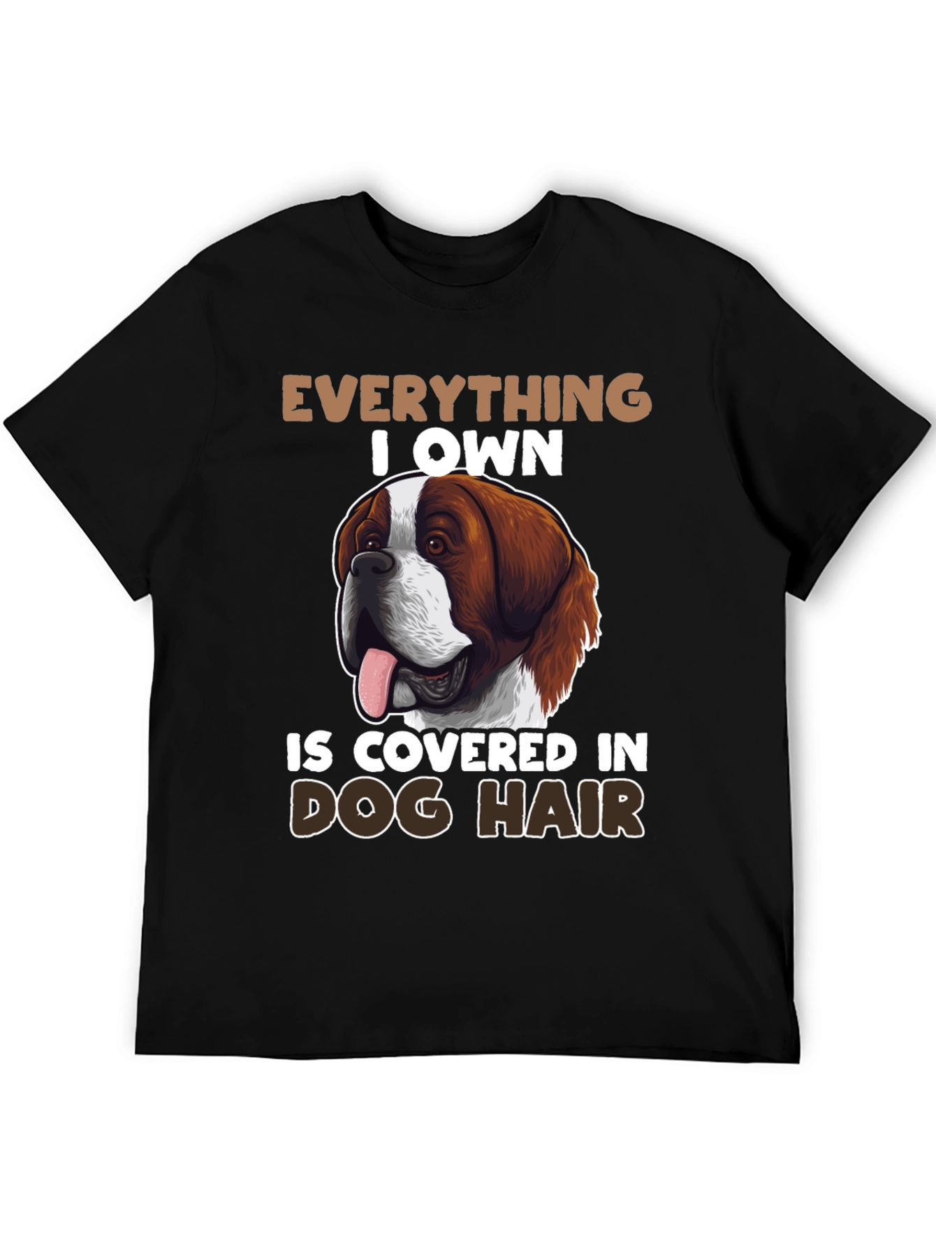 Dog Hair Saint Bernard T-Shirt