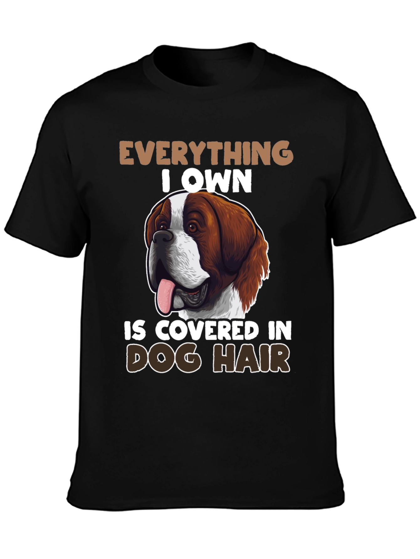 Dog Hair Saint Bernard T-Shirt