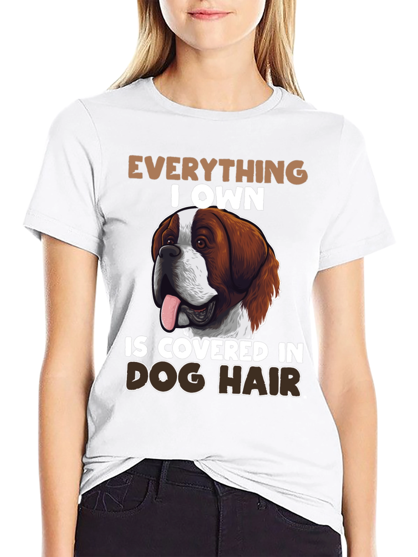 Dog Hair Saint Bernard T-Shirt