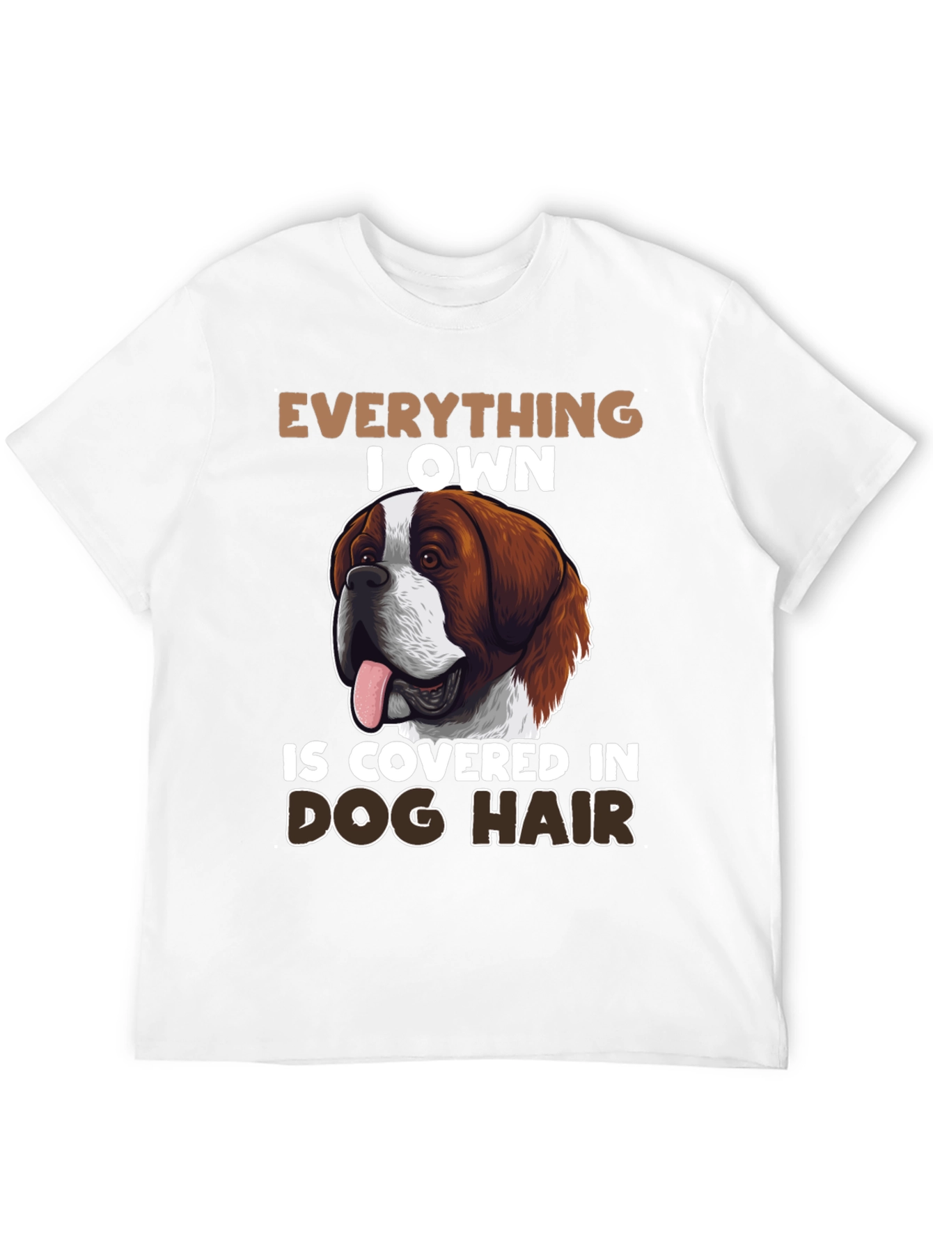 Dog Hair Saint Bernard T-Shirt
