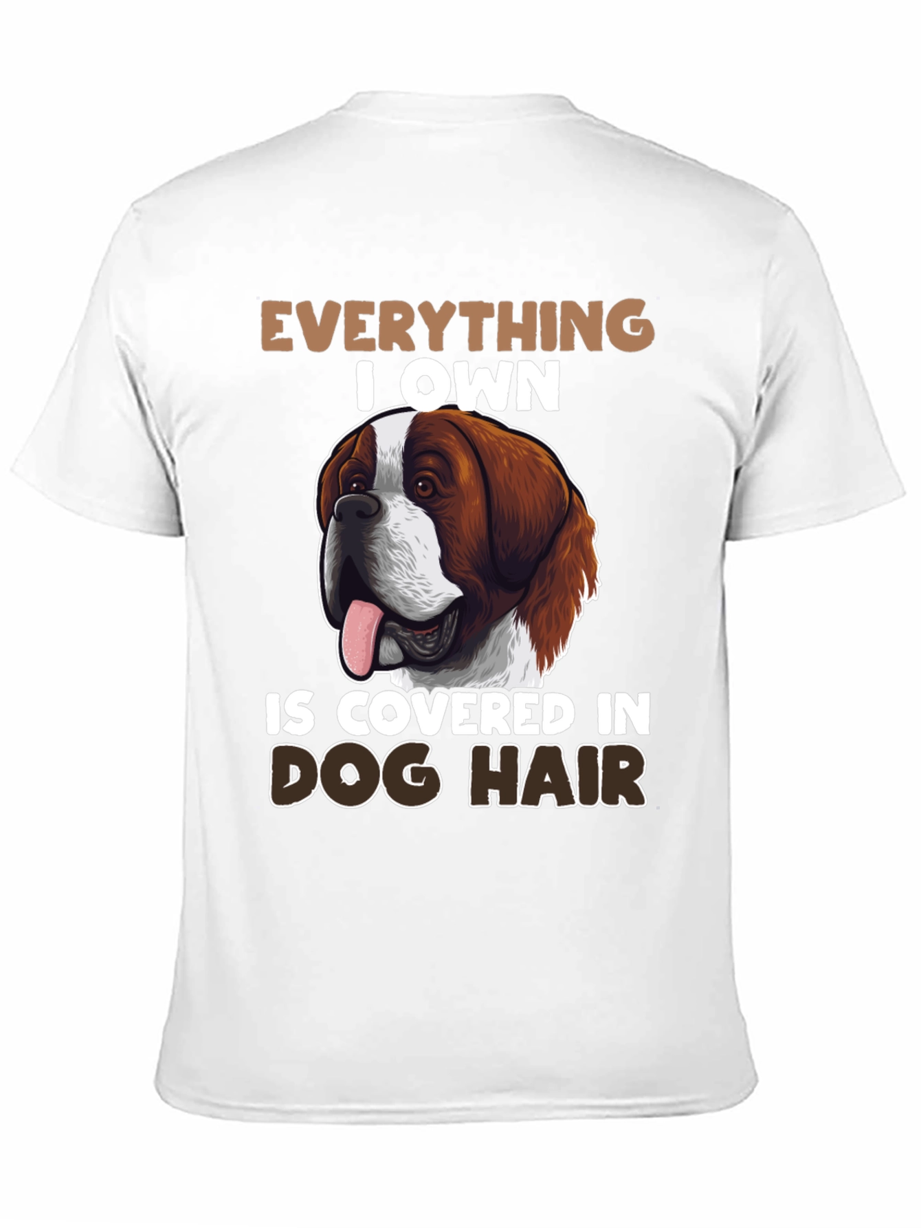 Dog Hair Saint Bernard T-Shirt