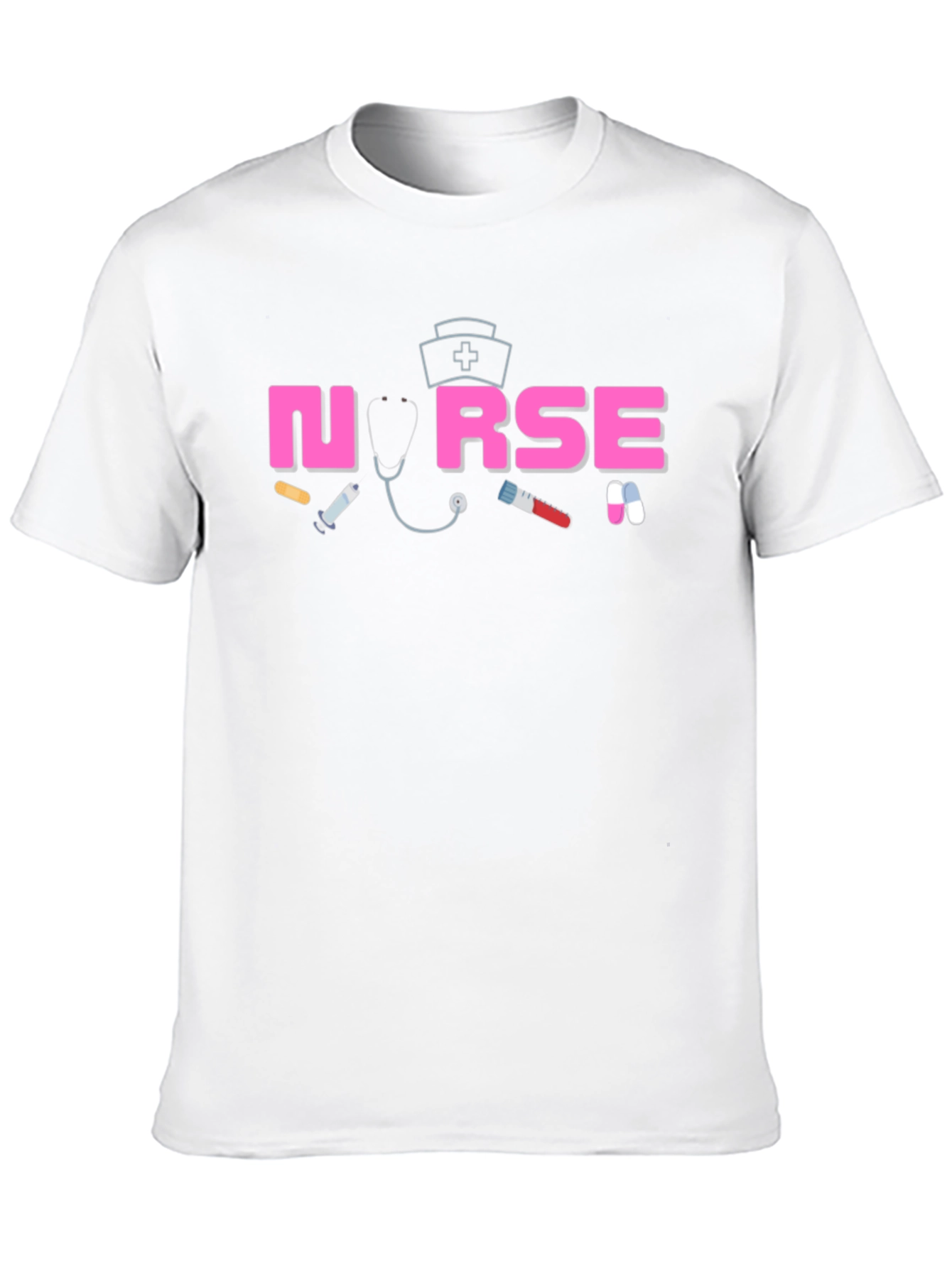 Nurse Graphic T-Shirt Medical Theme Apparel