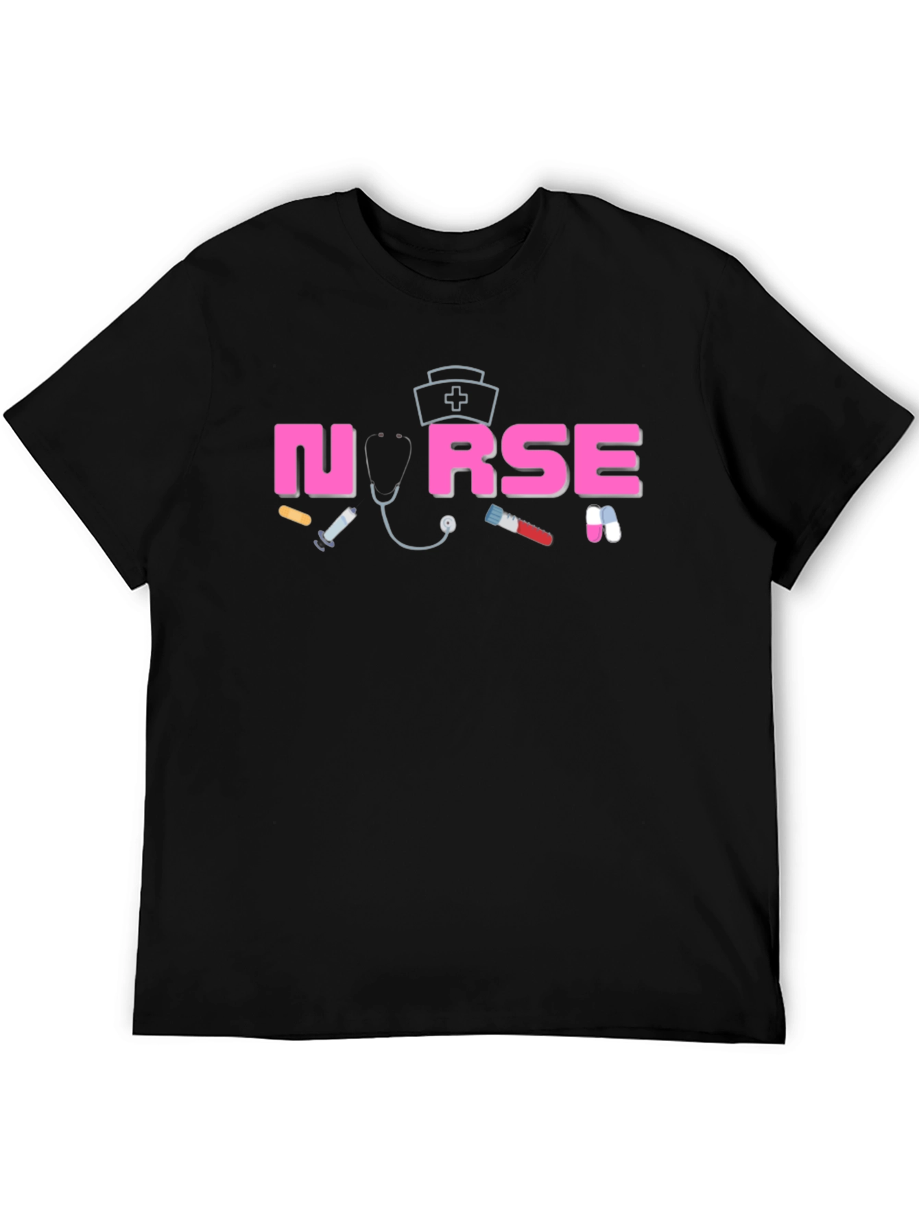 Nurse Graphic T-Shirt Medical Theme Apparel
