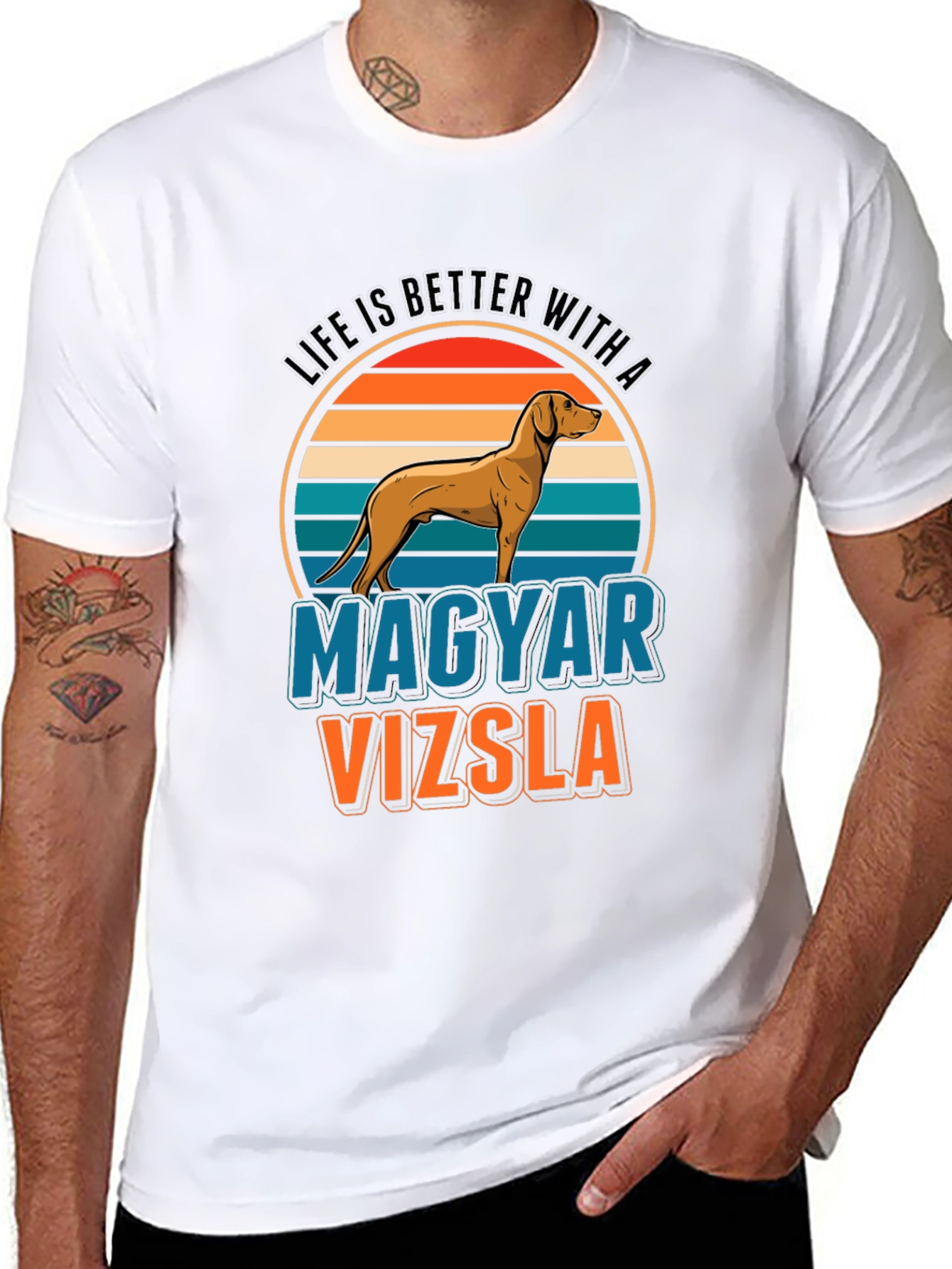 Magyar Vizsla Dog Lover Graphic Tee