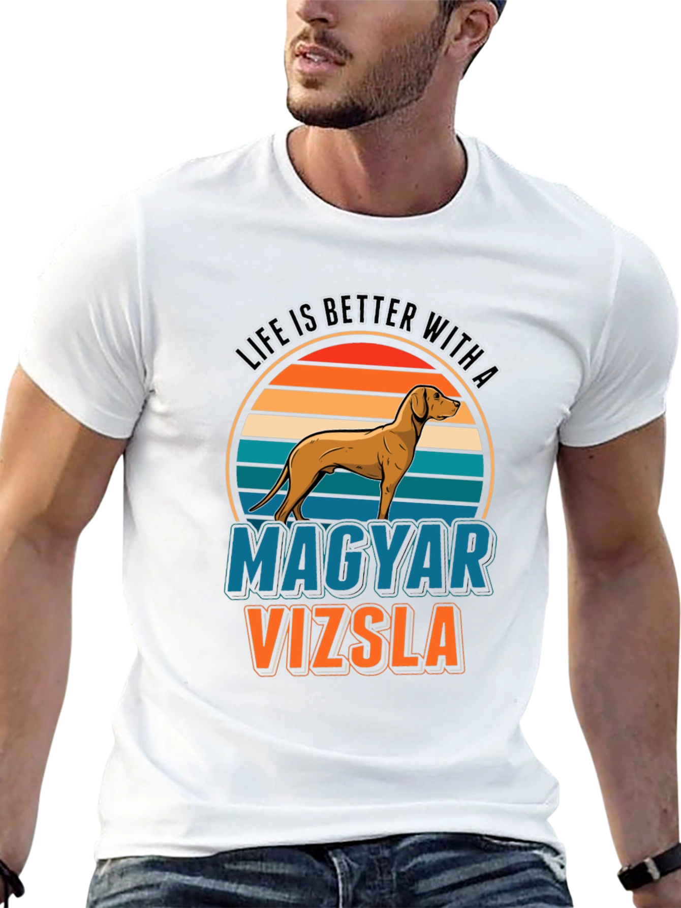 Magyar Vizsla Dog Lover Graphic Tee
