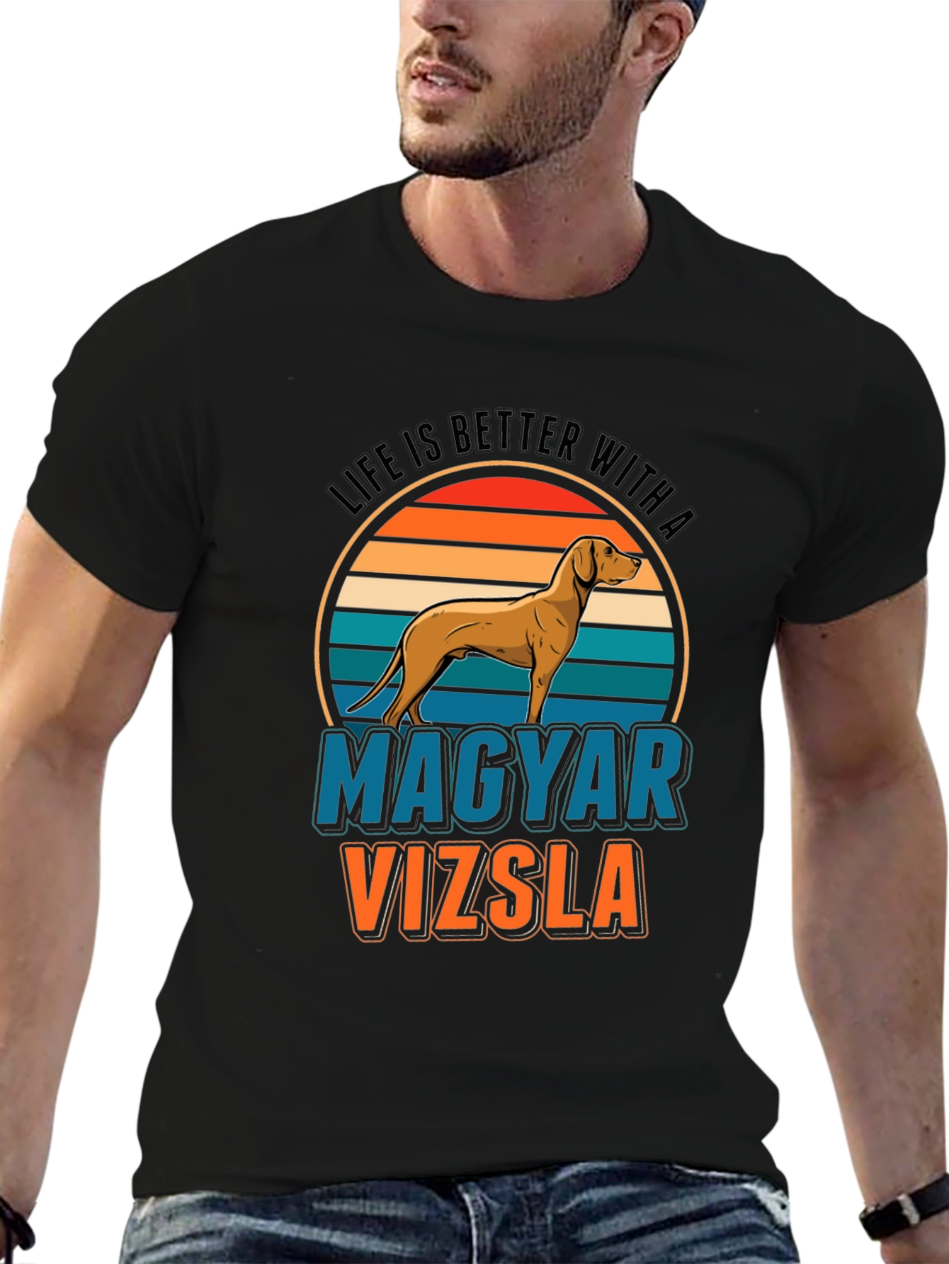 Magyar Vizsla Dog Lover Graphic Tee