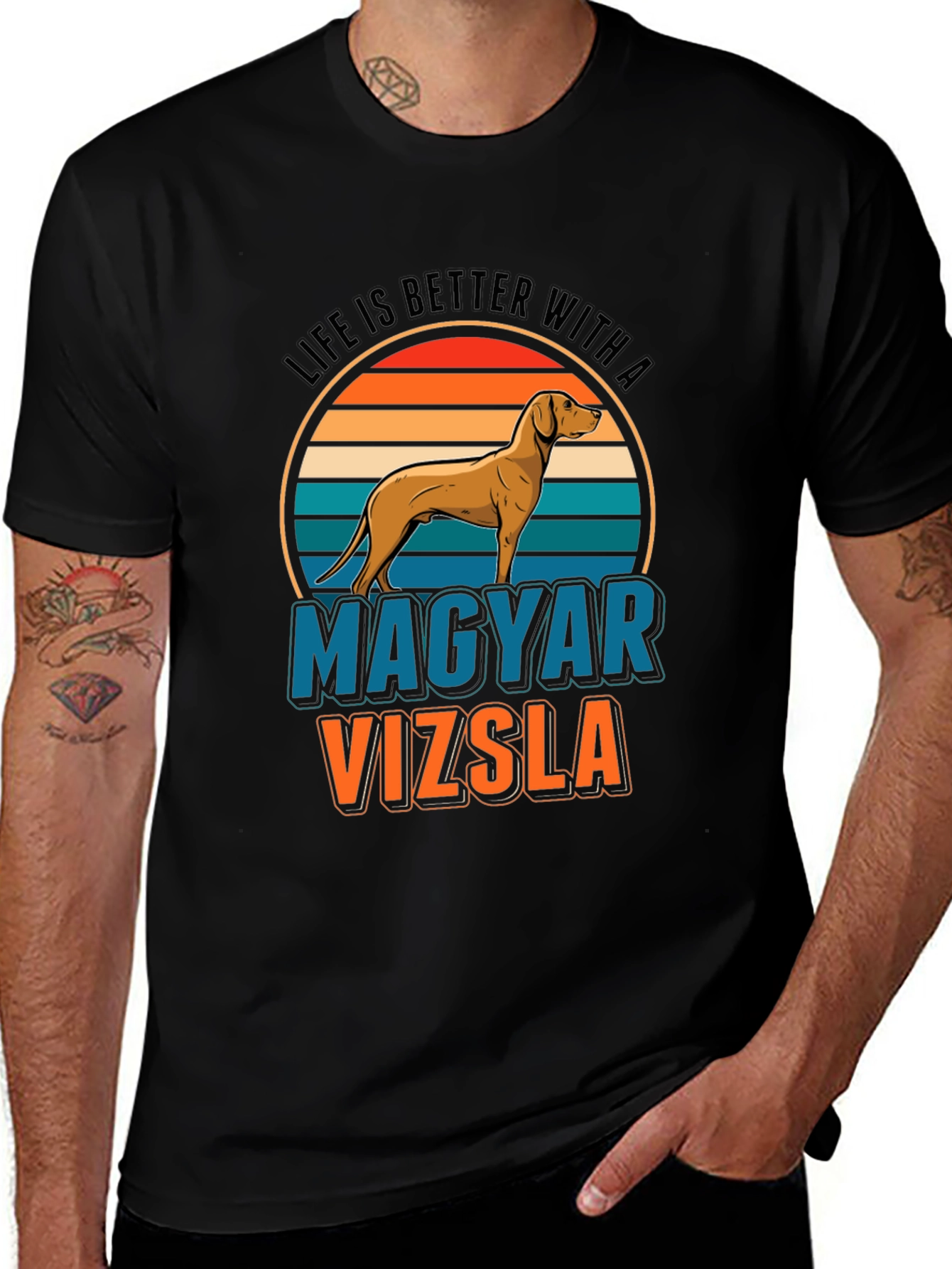 Magyar Vizsla Dog Lover Graphic Tee