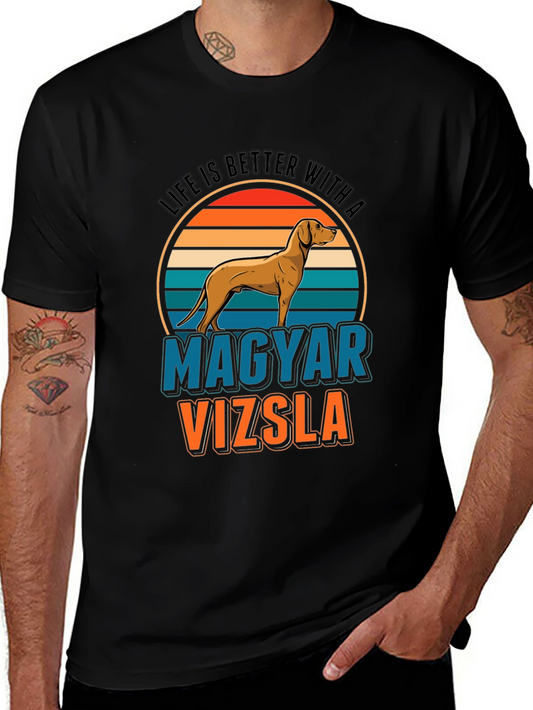 Magyar Vizsla Dog Lover Graphic Tee