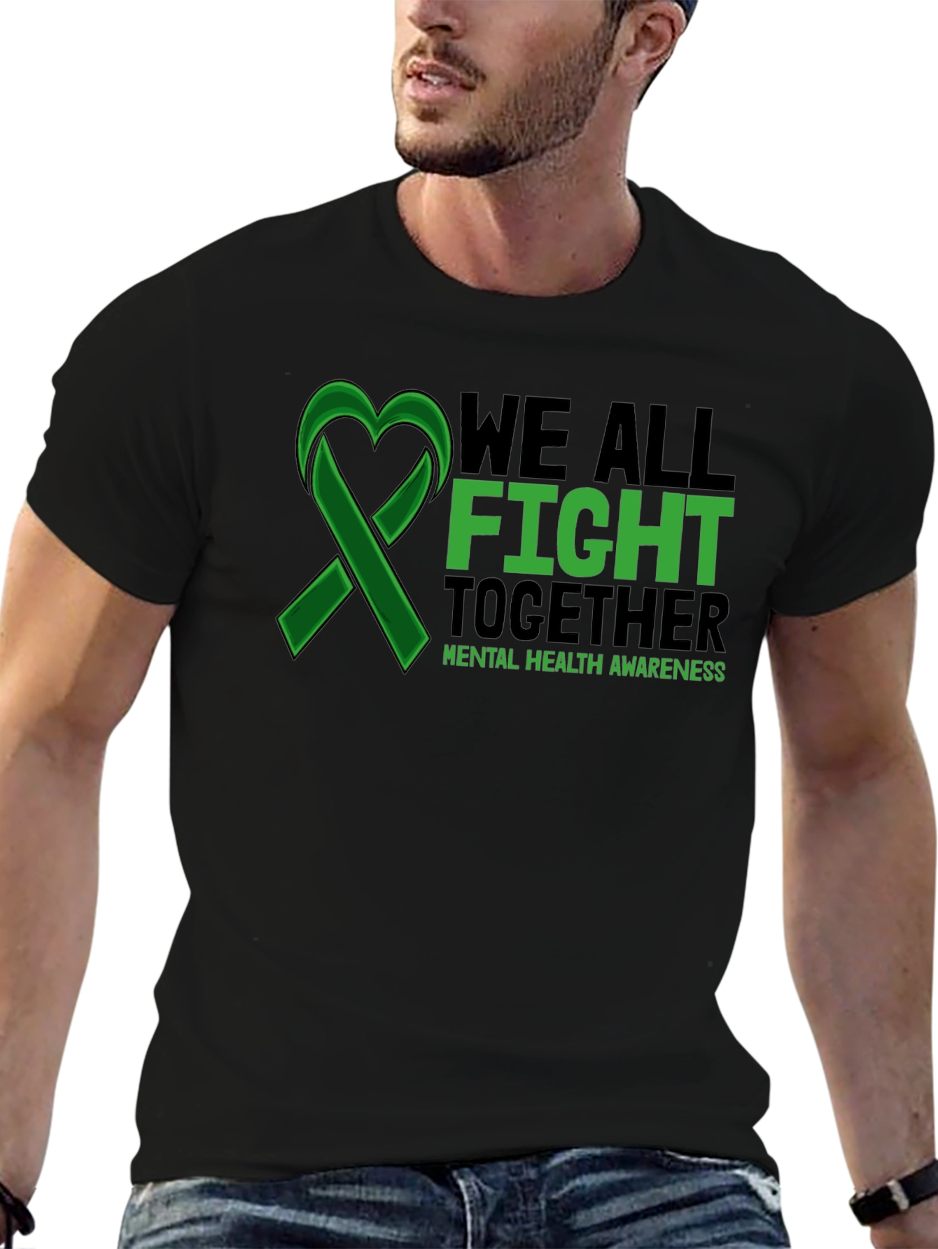 Mental Health Awareness T-Shirt: We All Fight Together