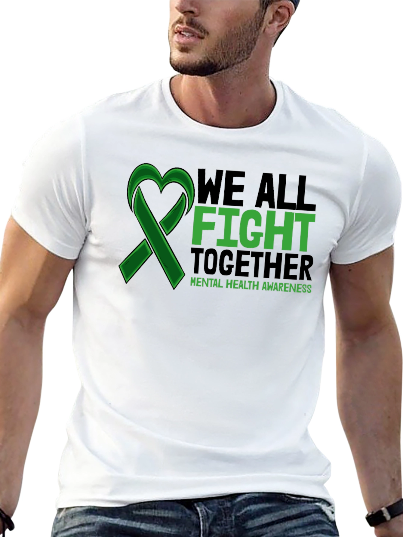 Mental Health Awareness T-Shirt: We All Fight Together