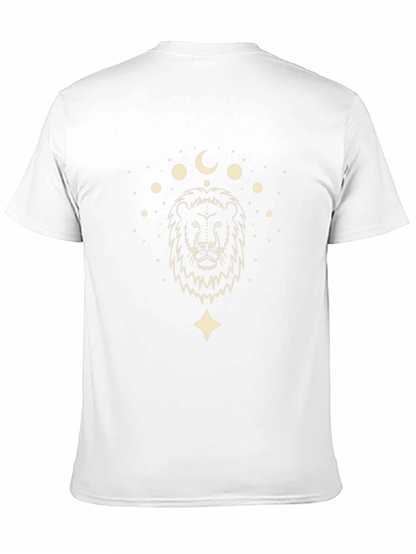 Lion & Moon Graphic Tee - Black