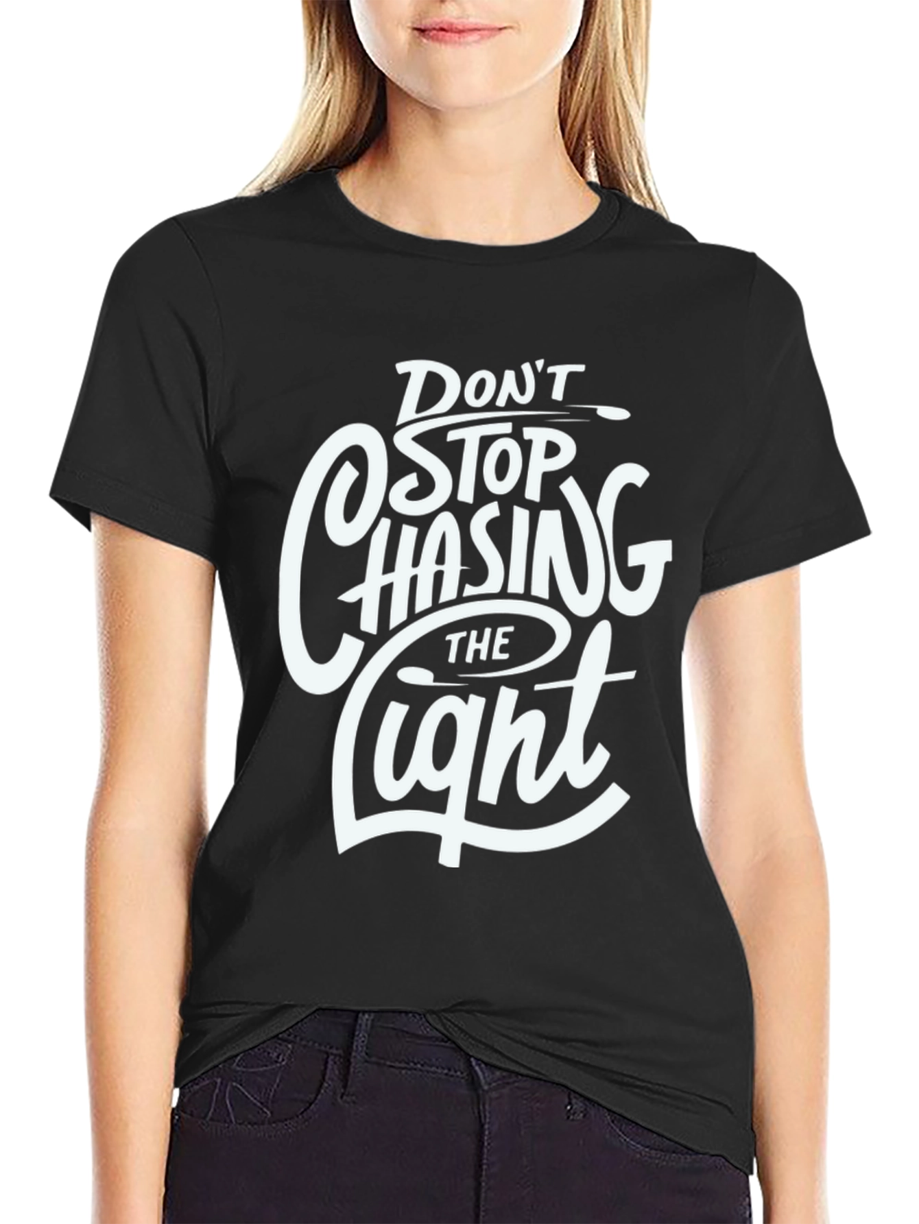 Dont Stop Chasing the Light Graphic Tee