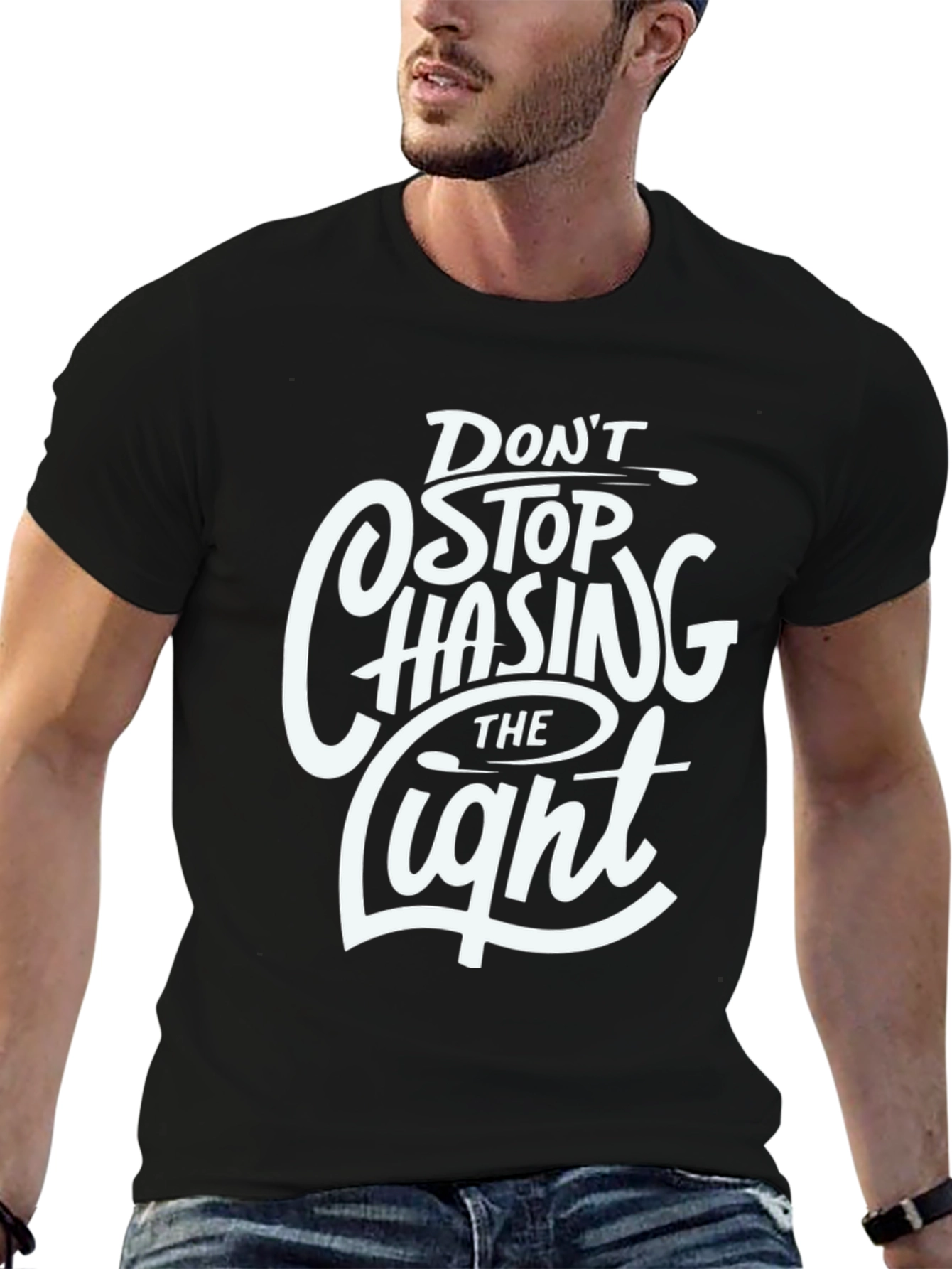 Dont Stop Chasing the Light Graphic Tee