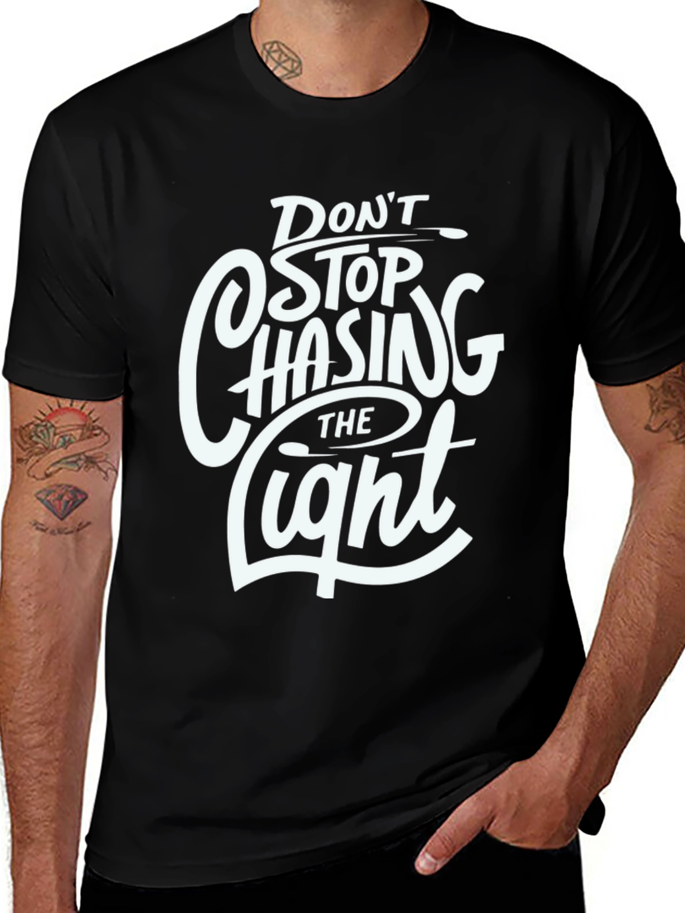 Dont Stop Chasing the Light Graphic Tee