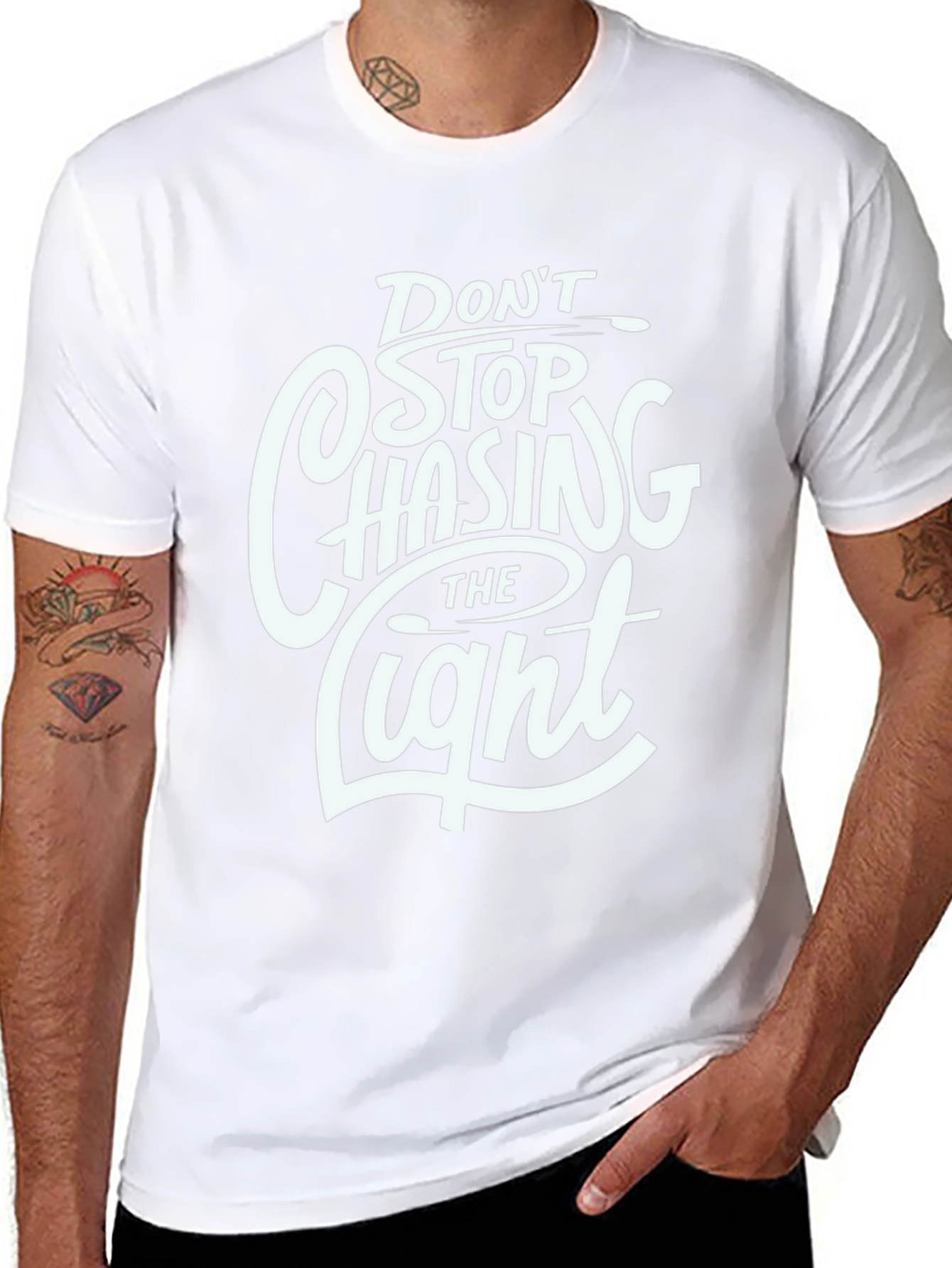 Dont Stop Chasing the Light Graphic Tee