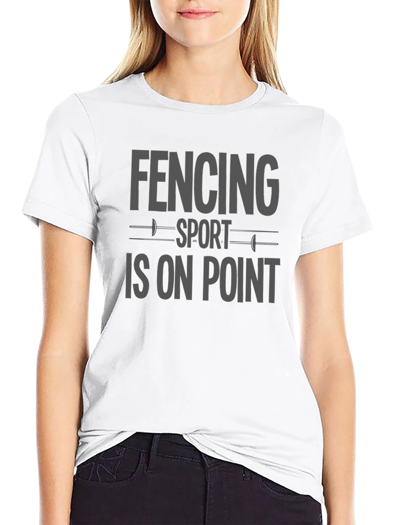 Fencing Sport Is On Point Graphic T-Shirt