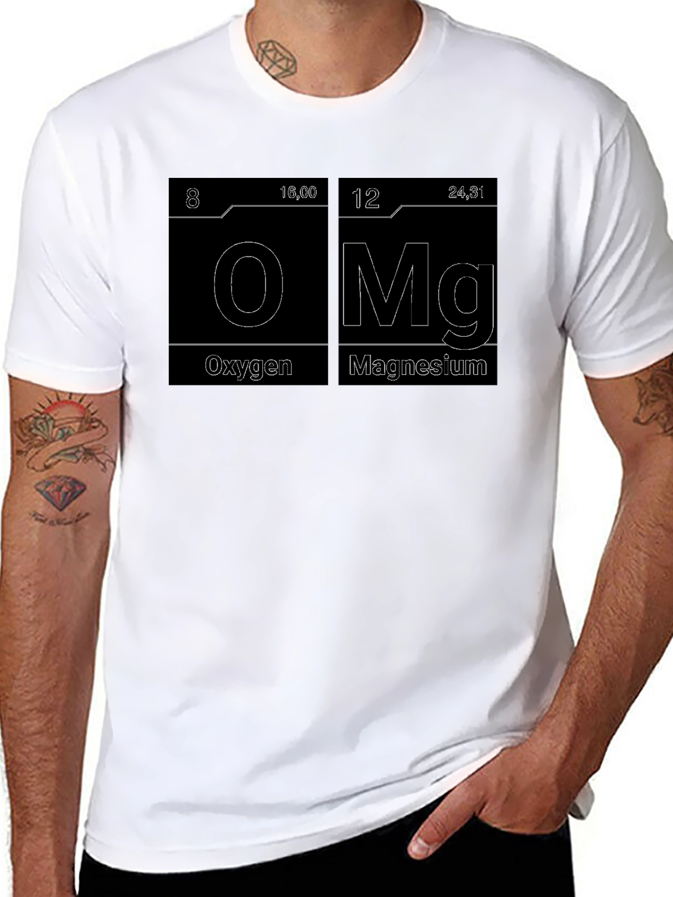 OMG Chemistry T-Shirt - Periodic Table Humor Tee