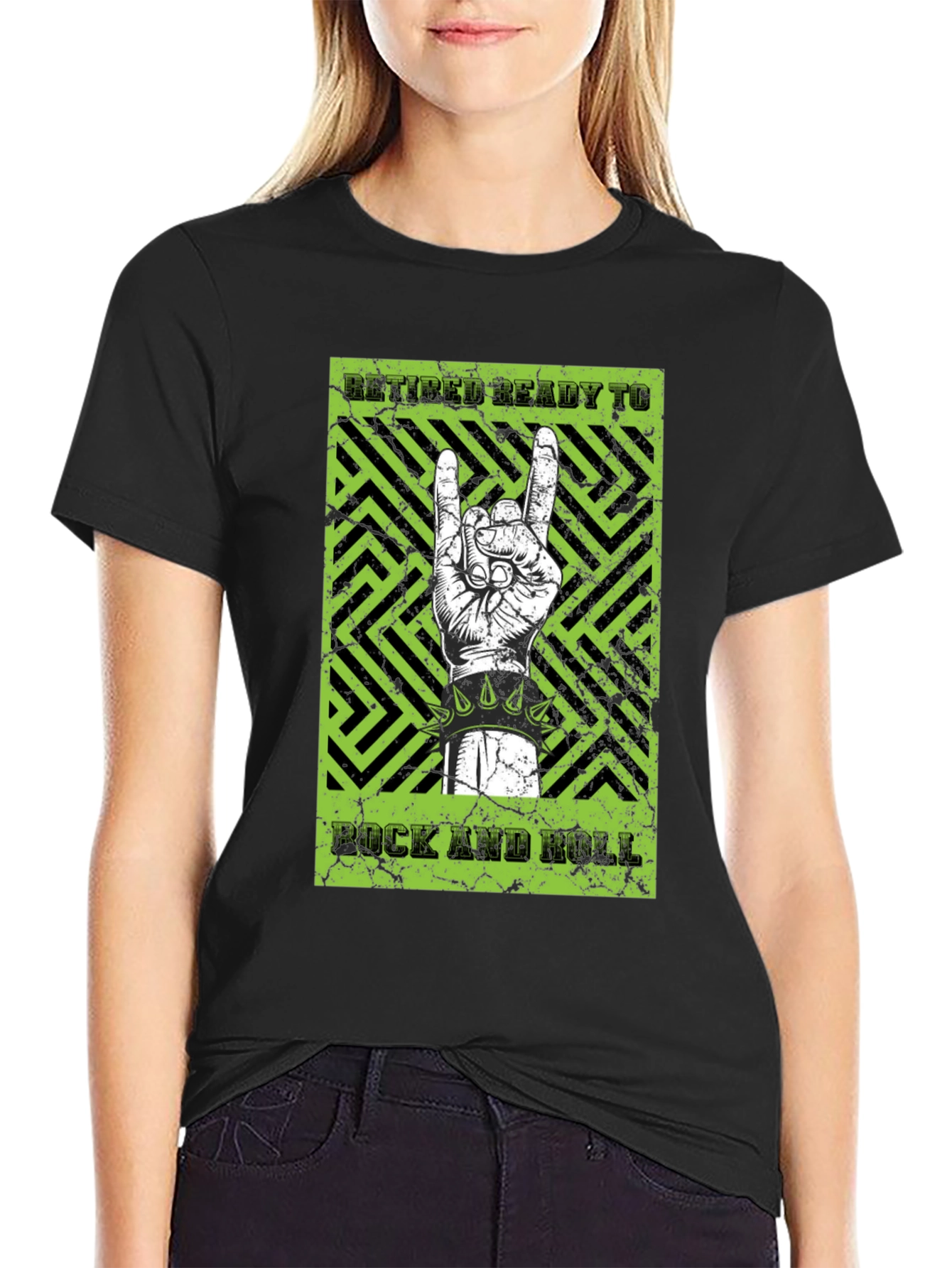 Retired Ready to Rock & Roll Graphic T-Shirt