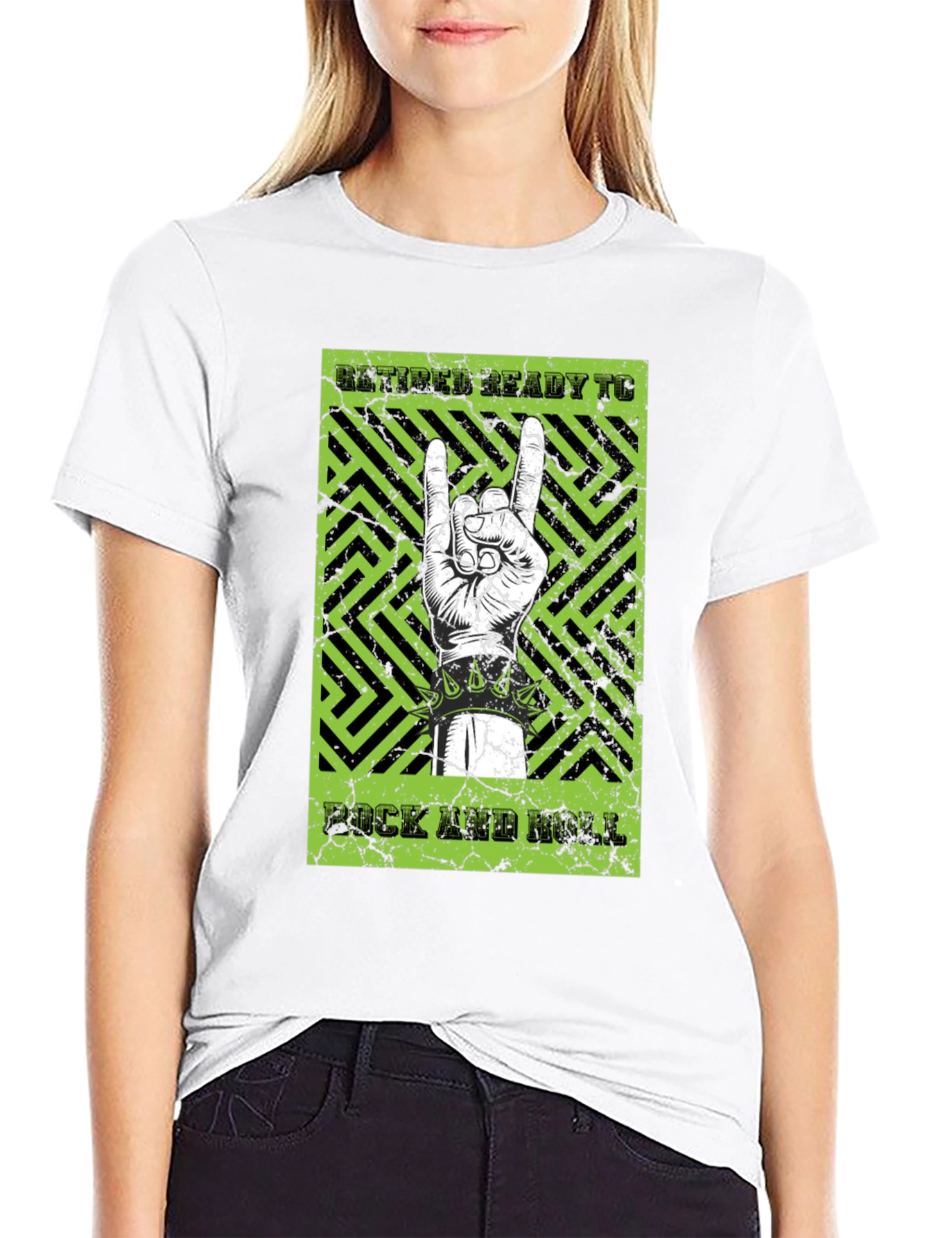 Retired Ready to Rock & Roll Graphic T-Shirt