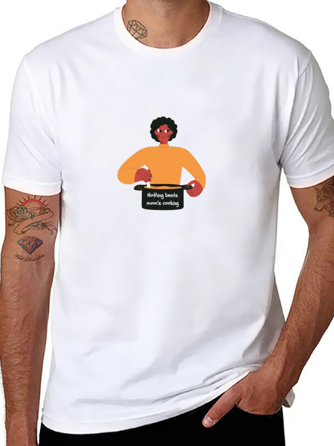 Chef Graphic Black T-Shirt