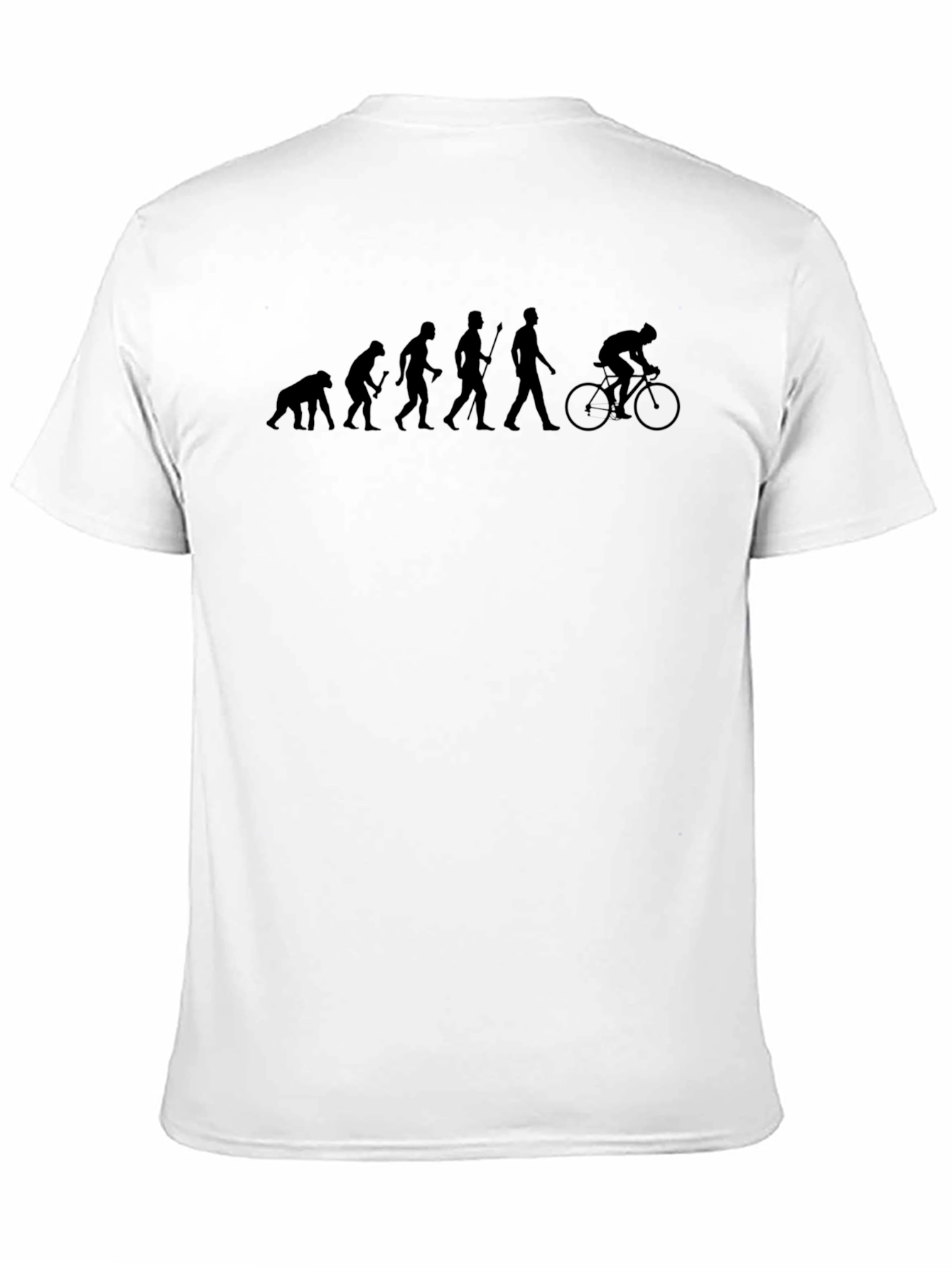 Evolution of Cyclist Graphic T-Shirt