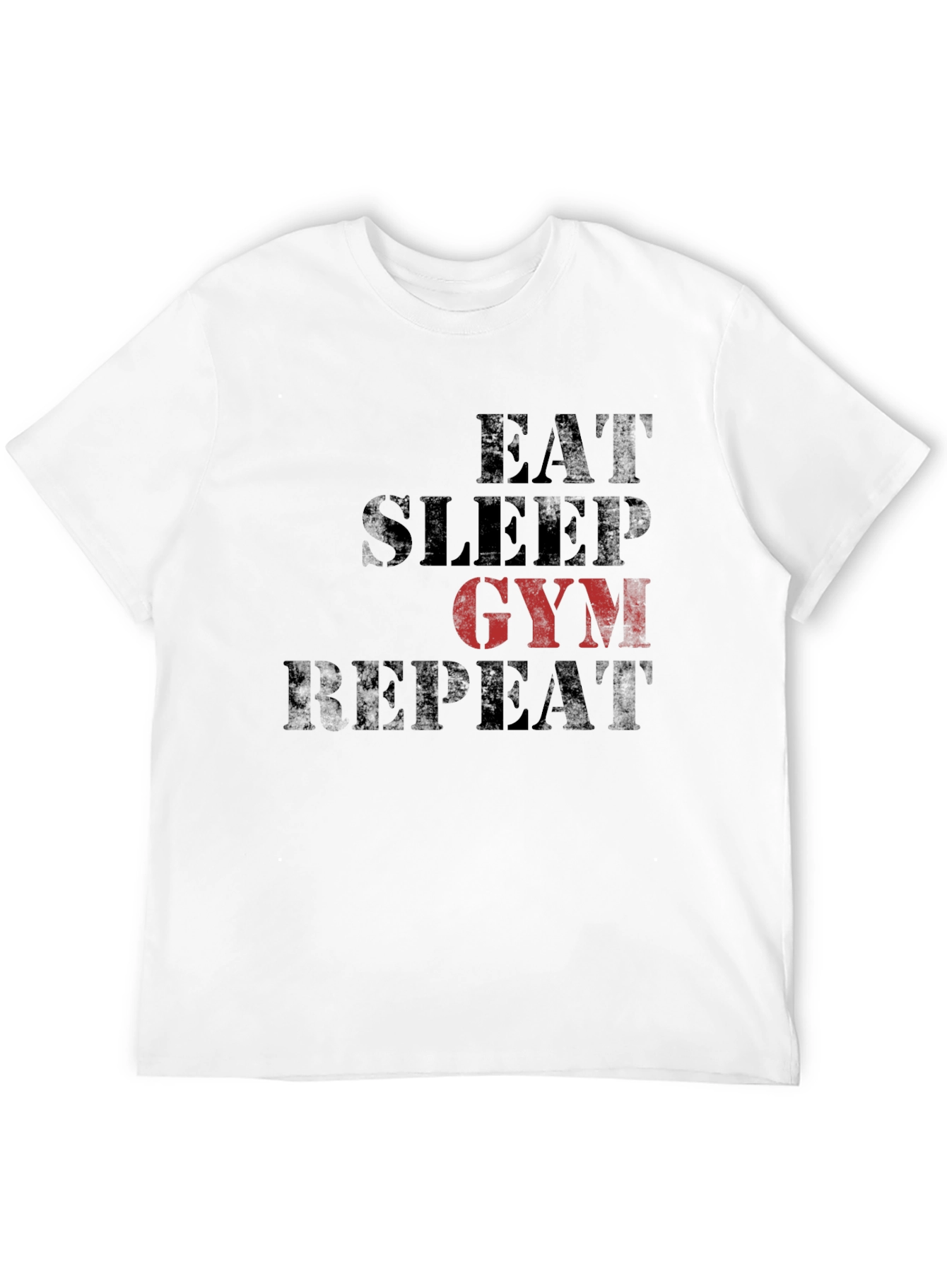 Eat Sleep Gym Repeat Graphic Tee