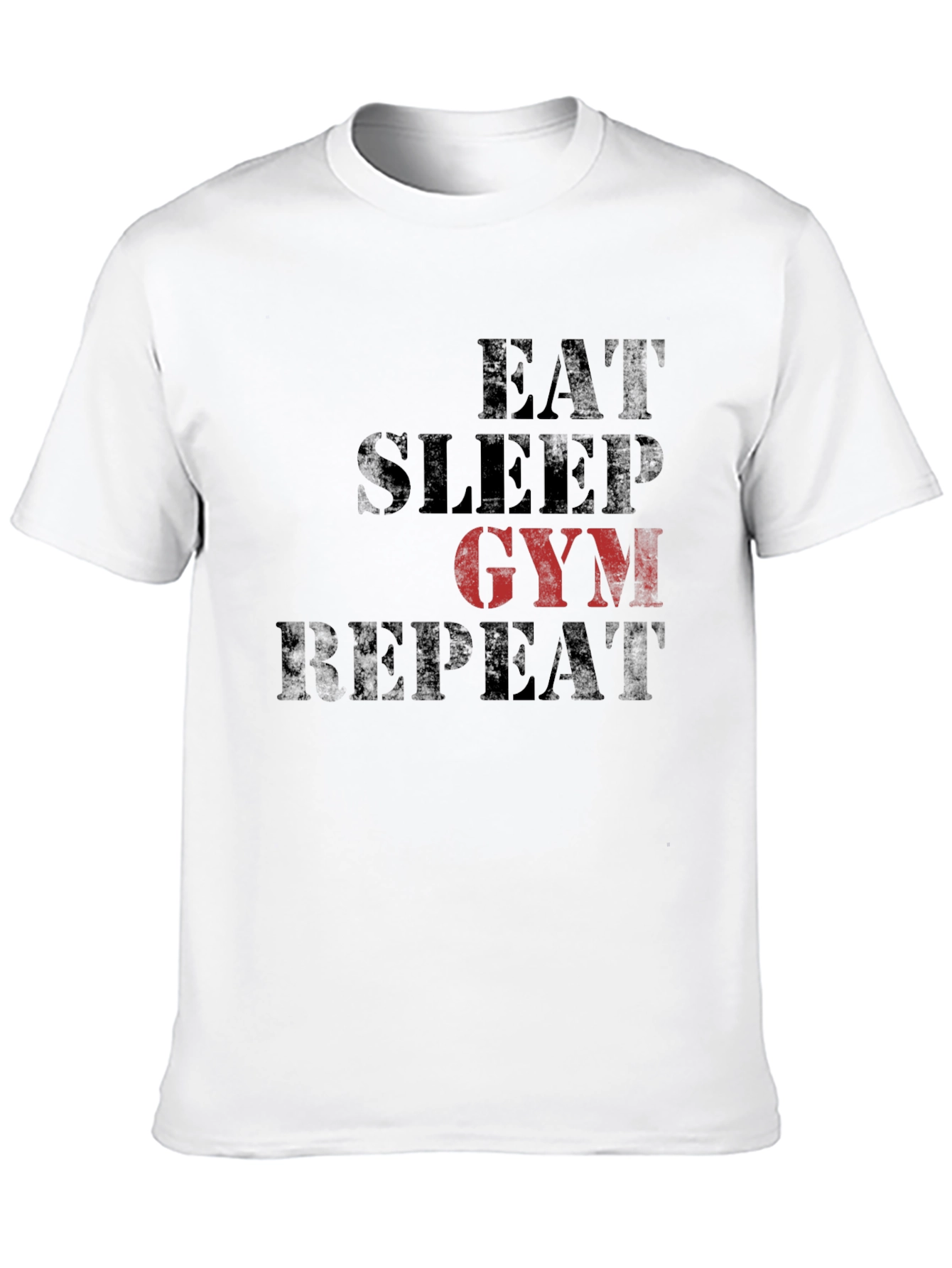 Eat Sleep Gym Repeat Graphic Tee