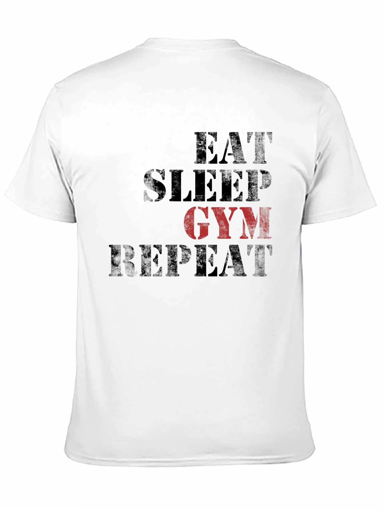 Eat Sleep Gym Repeat Graphic Tee
