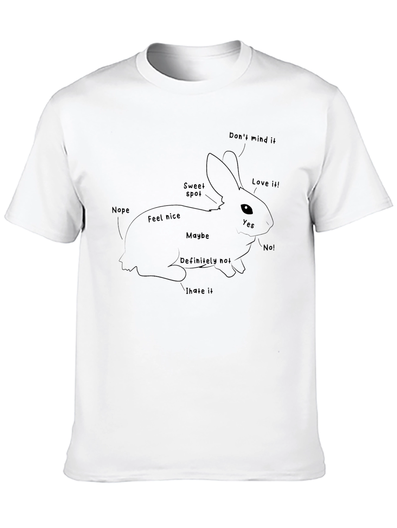 Funny Bunny Rabbit Anatomy T-Shirt