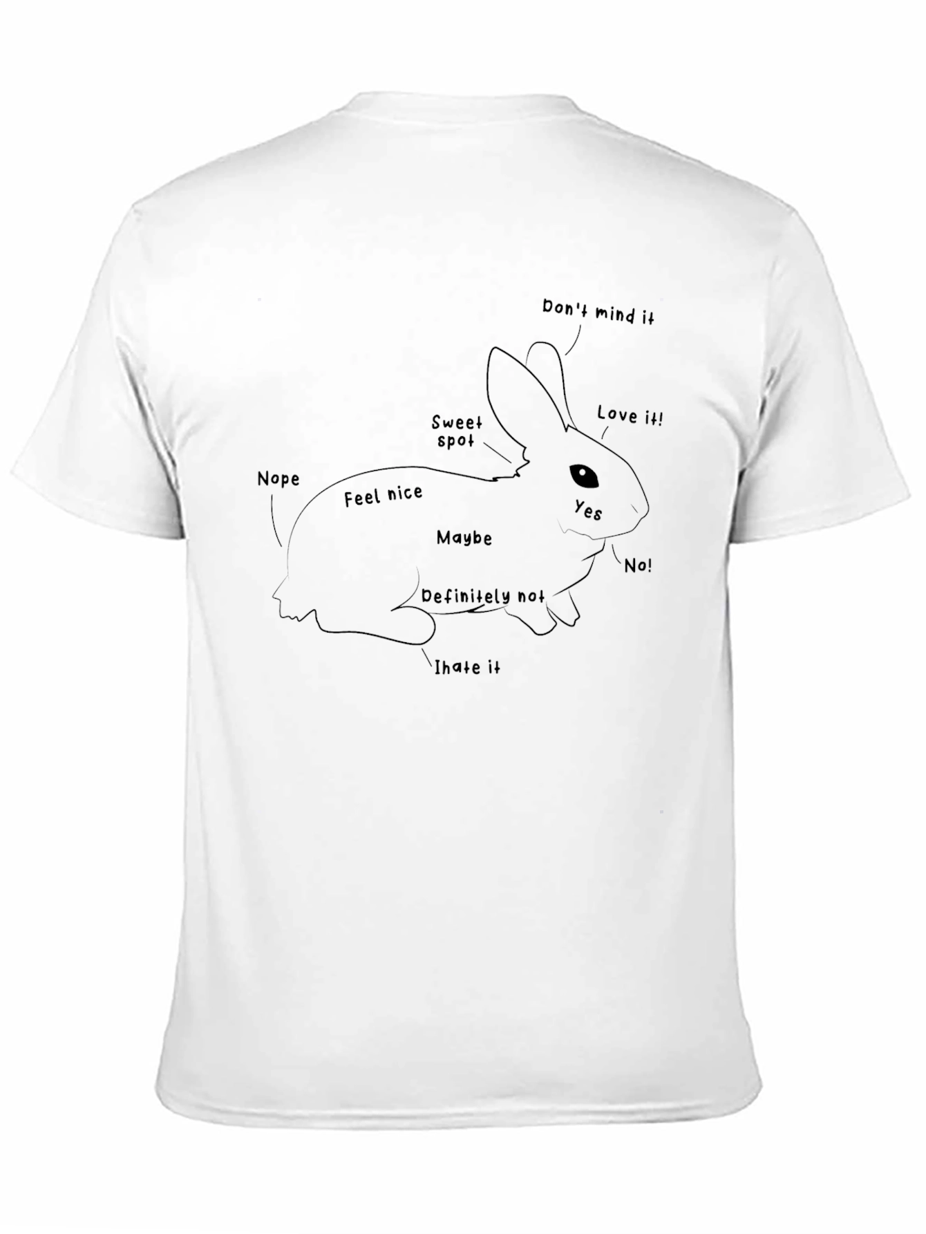 Funny Bunny Rabbit Anatomy T-Shirt