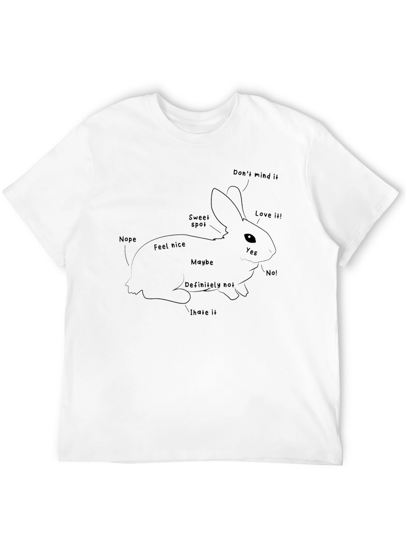 Funny Bunny Rabbit Anatomy T-Shirt