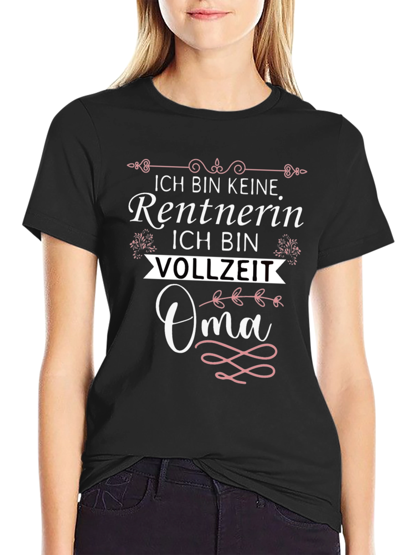 Funny Oma T-Shirt - Full Time Grandma Tee