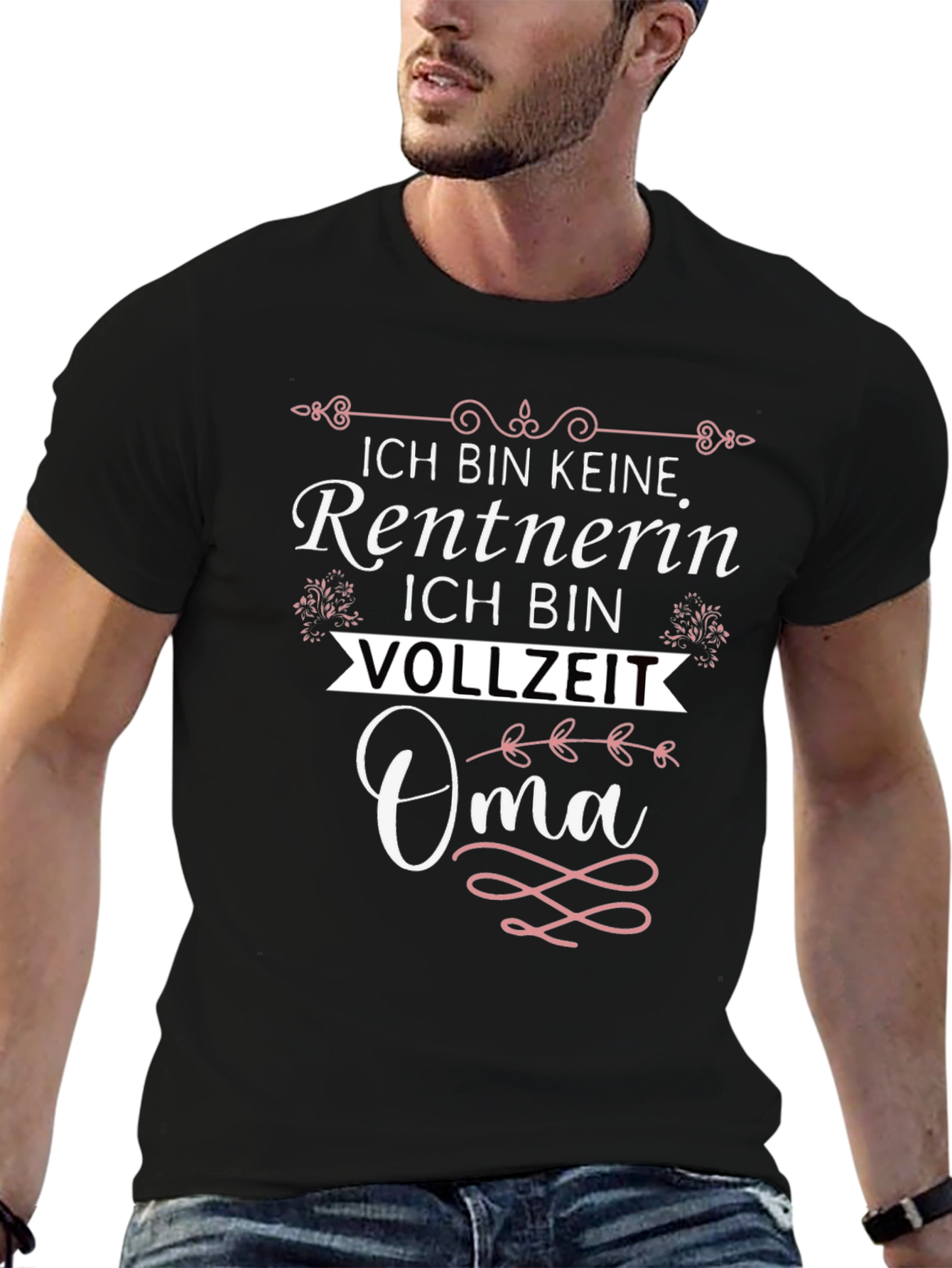 Funny Oma T-Shirt - Full Time Grandma Tee