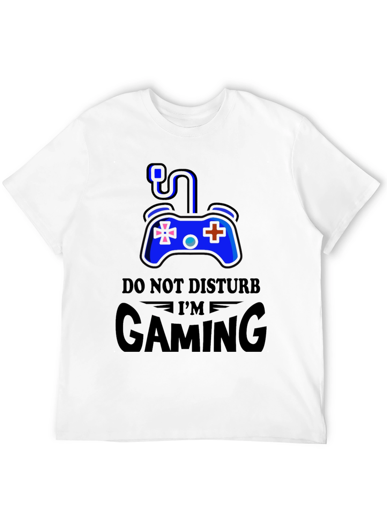 Do Not Disturb Im Gaming Black T-Shirt
