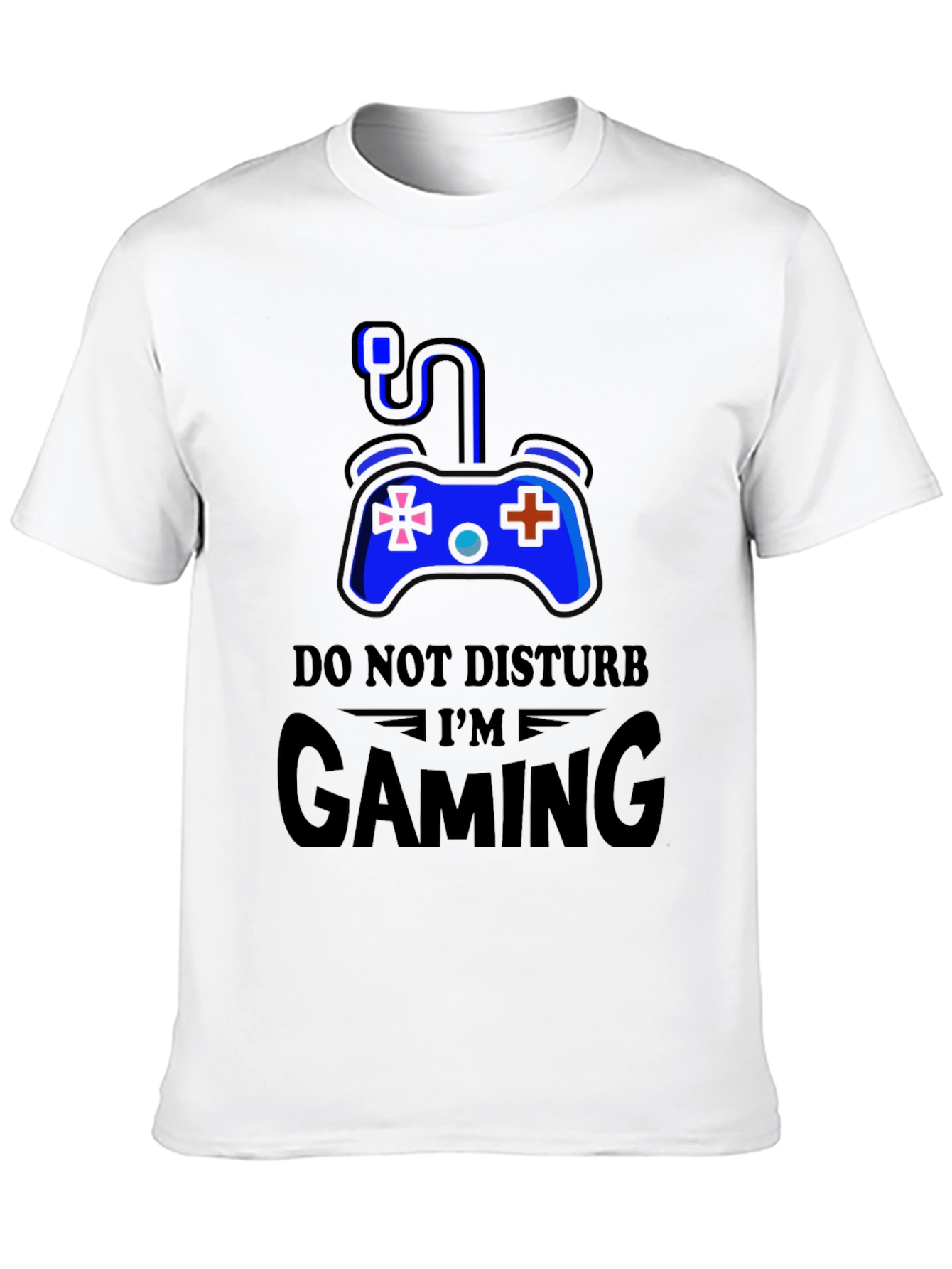 Do Not Disturb Im Gaming Black T-Shirt