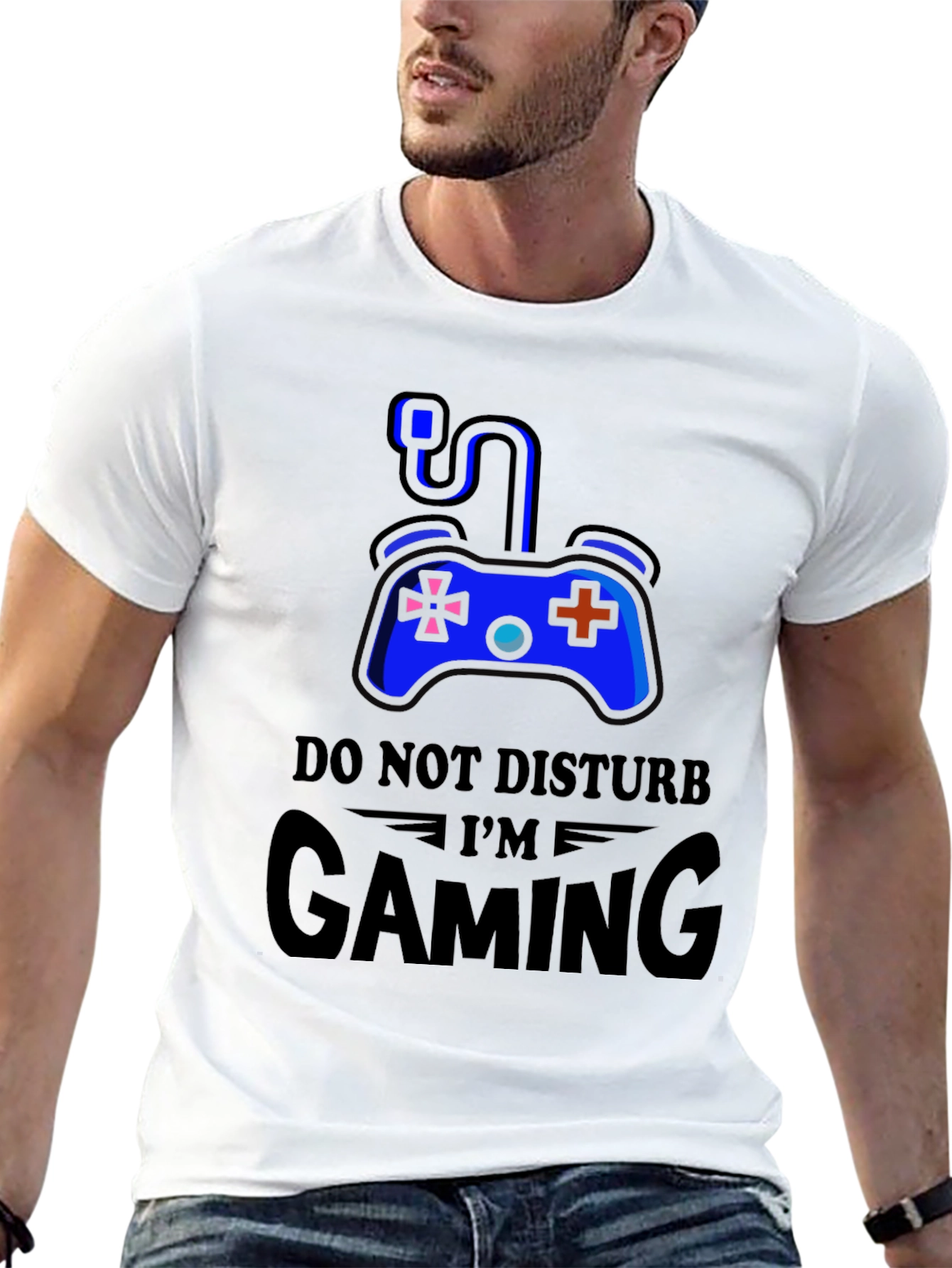 Do Not Disturb Im Gaming Black T-Shirt